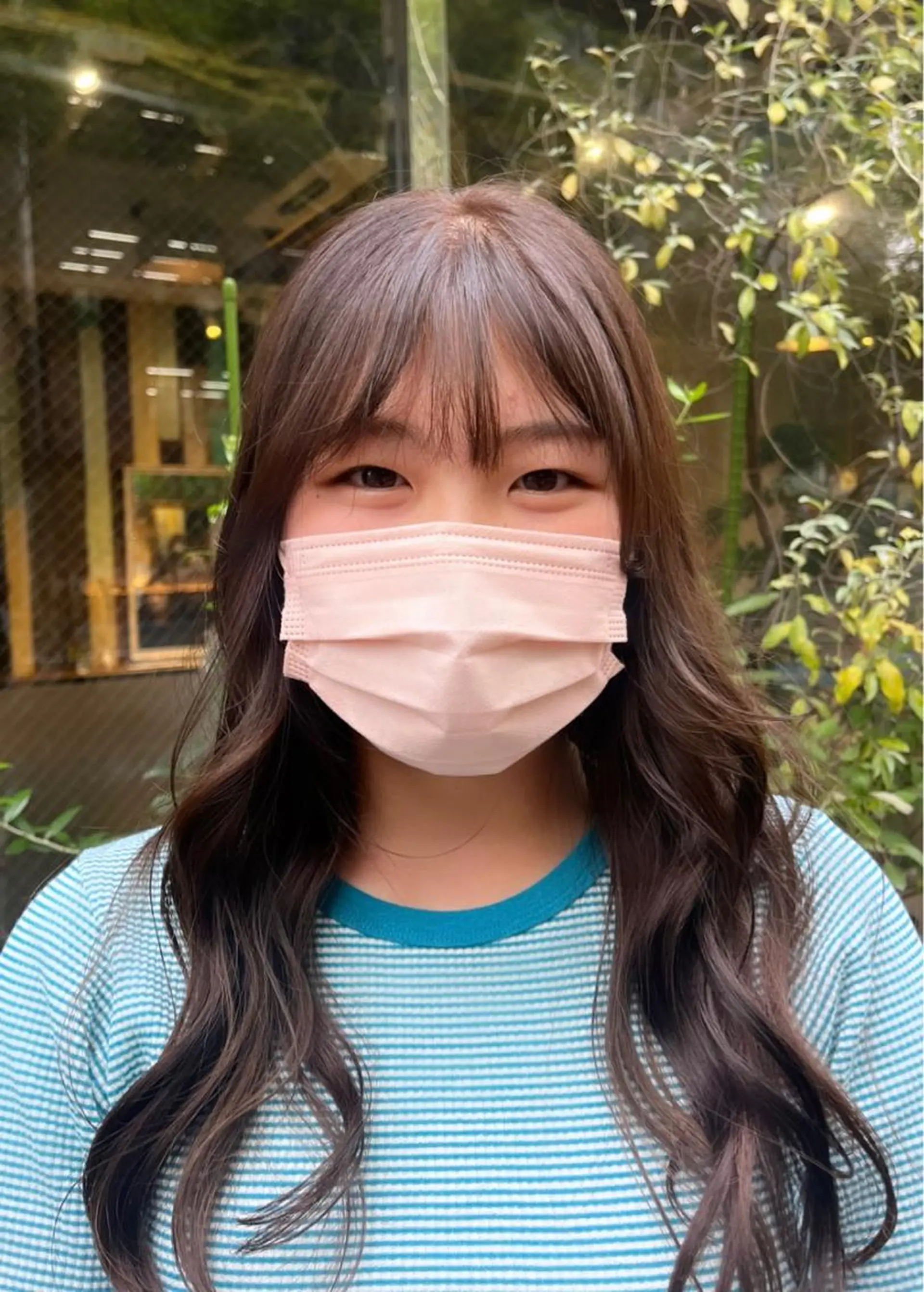 カラー ブラウンカラー ナチュラルブラウン カット ヘアカラー えんぐちとも／透明感 カラー／博多ボブのヘアスタイル