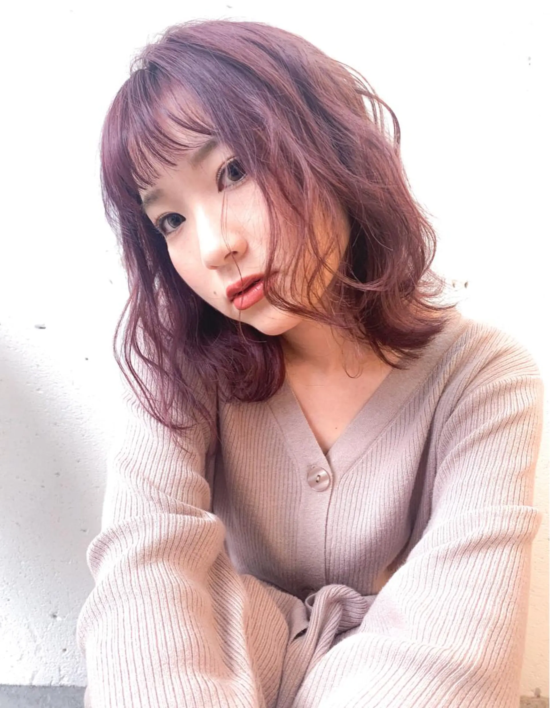 ミディアム ヘアカラー HAIR WORKS HELM所属・ショート✨ボブ✨代表 新田見美仁のヘアスタイル