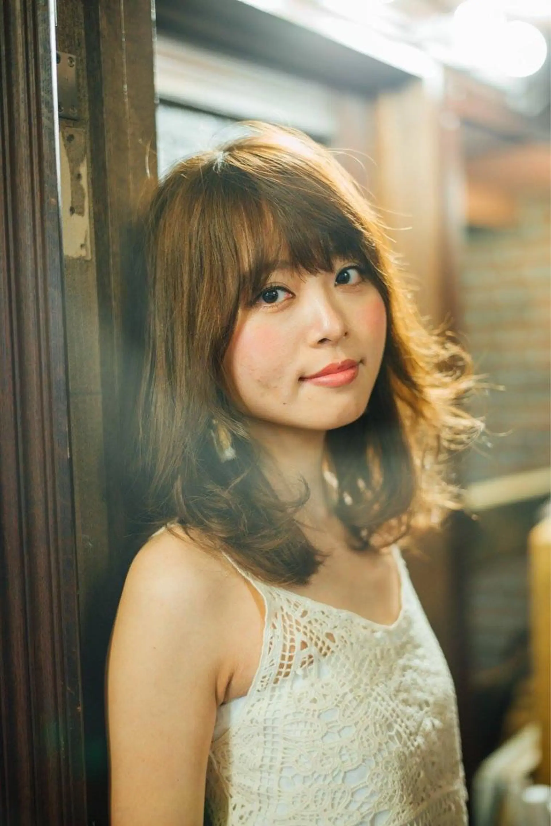 ミディアム カラー 林 里美のヘアスタイル