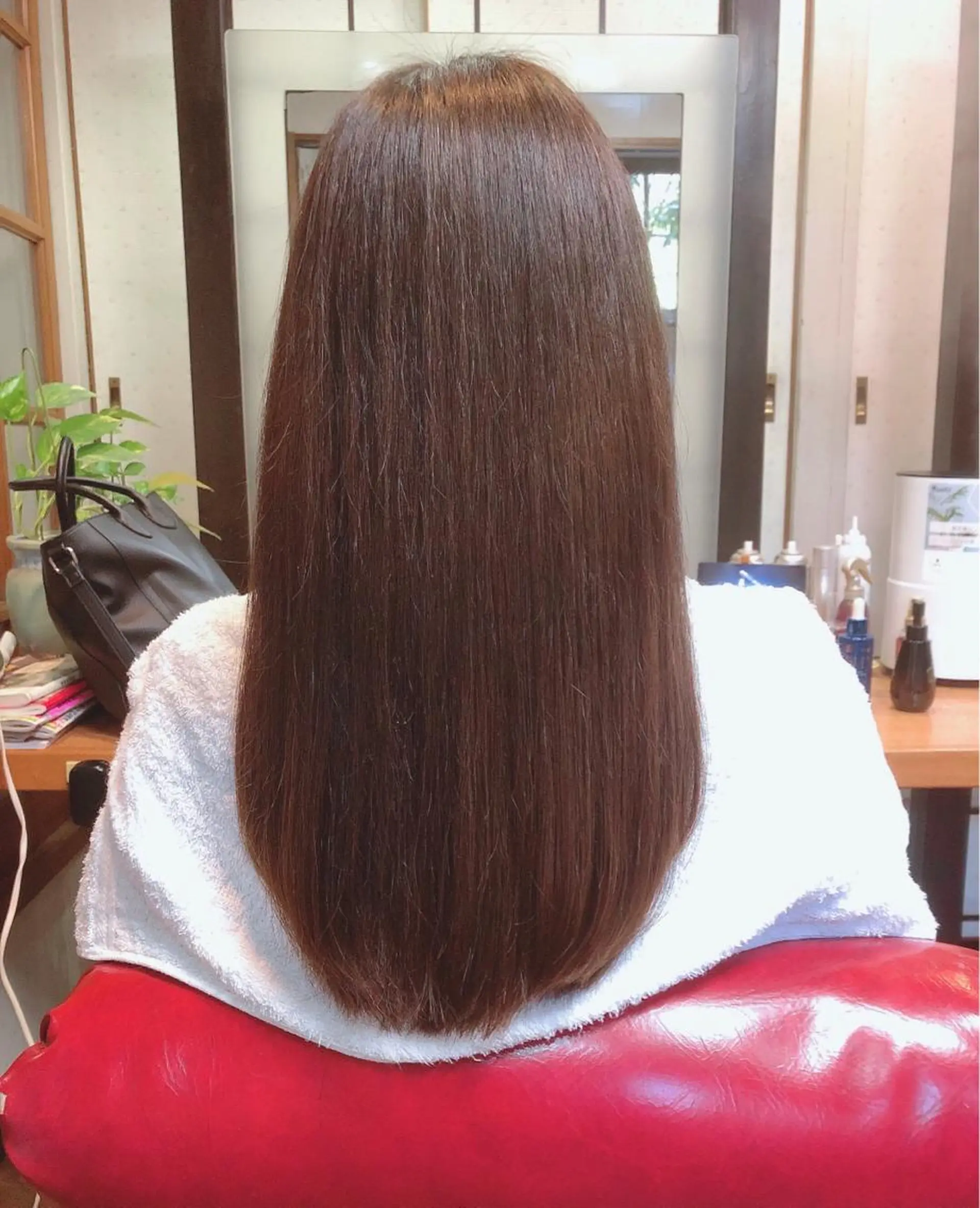 ロング カラー グレージュ 髪質改善 カット ヘアカラー パーマ 縮毛矯正 トリートメント ヘッドスパ 🏰秘密基地店 サユリ美容室💎のヘアスタイル