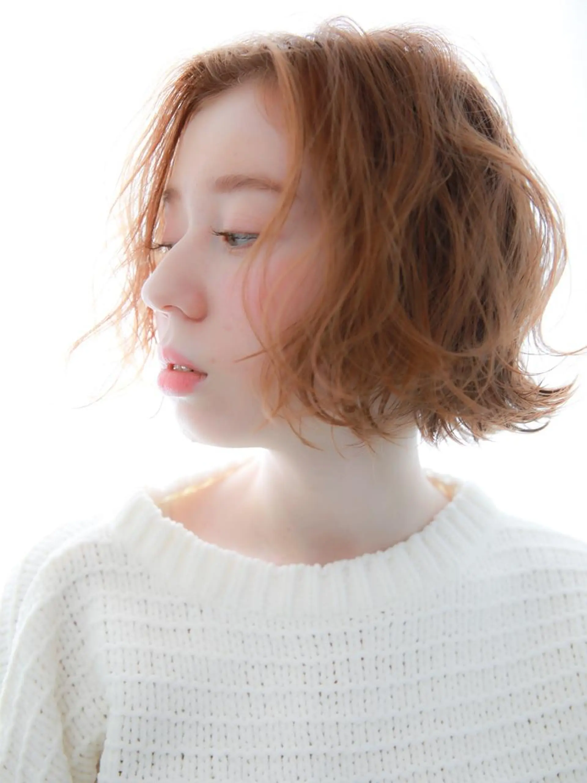 ミディアム カラー パーマ 山下 直人のヘアスタイル