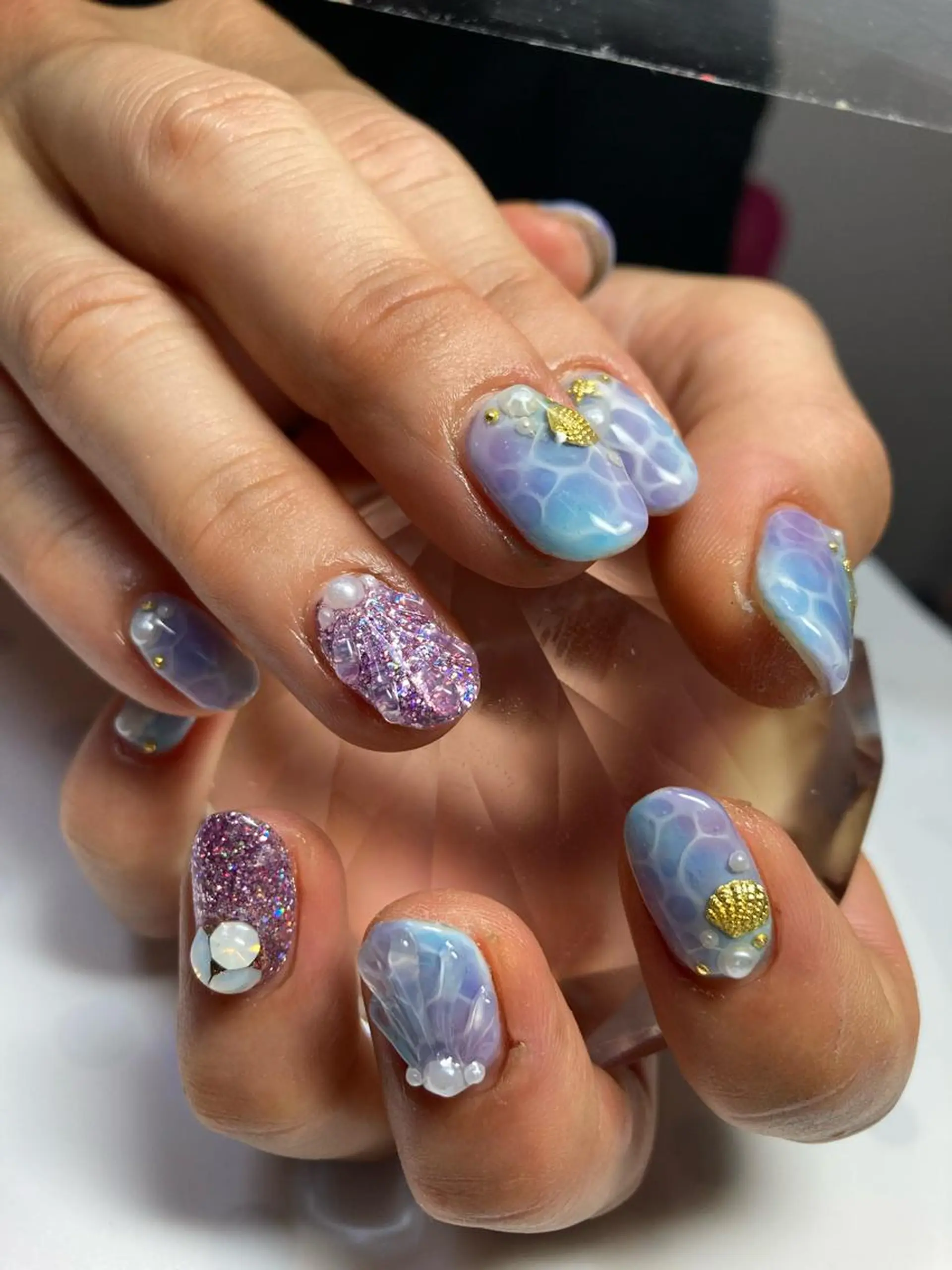 ミディアム ネイル nail yukkoのネイルデザイン
