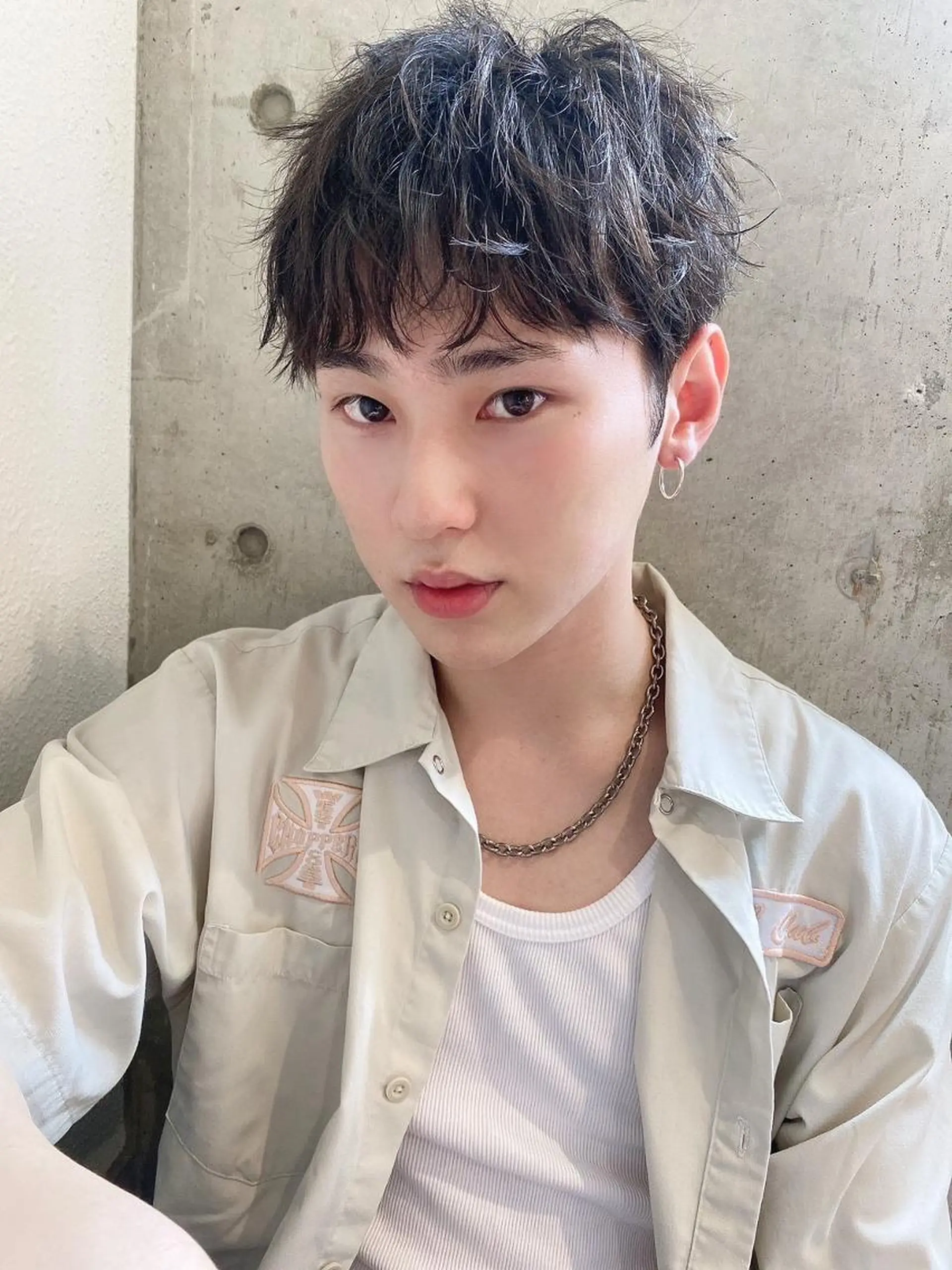 メンズ メンズ韓国風 韓国マッシュ マッシュ メンズパーマ メンズツイストパーマ 【メンズ】 ルービック豊中のヘアスタイル