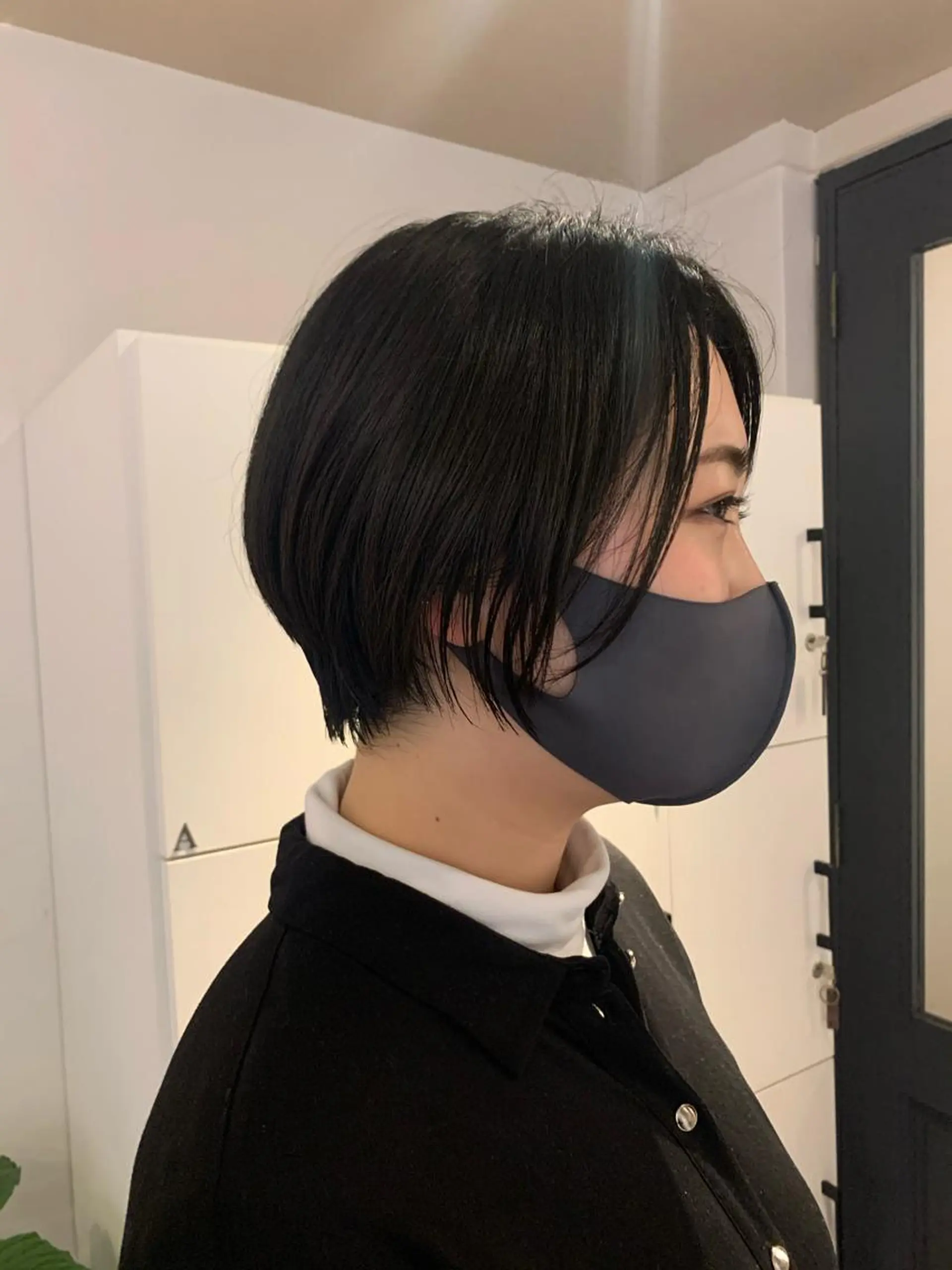 ショート カラー パーマ ヘアアレンジ メンズ キッズ ネイル マツエク・マツパ ハンサムショート ショートヘア ショートネイル SALOWIN梅田茶屋町店所属・ウルフレイヤーカット /チヒロのヘアスタイル