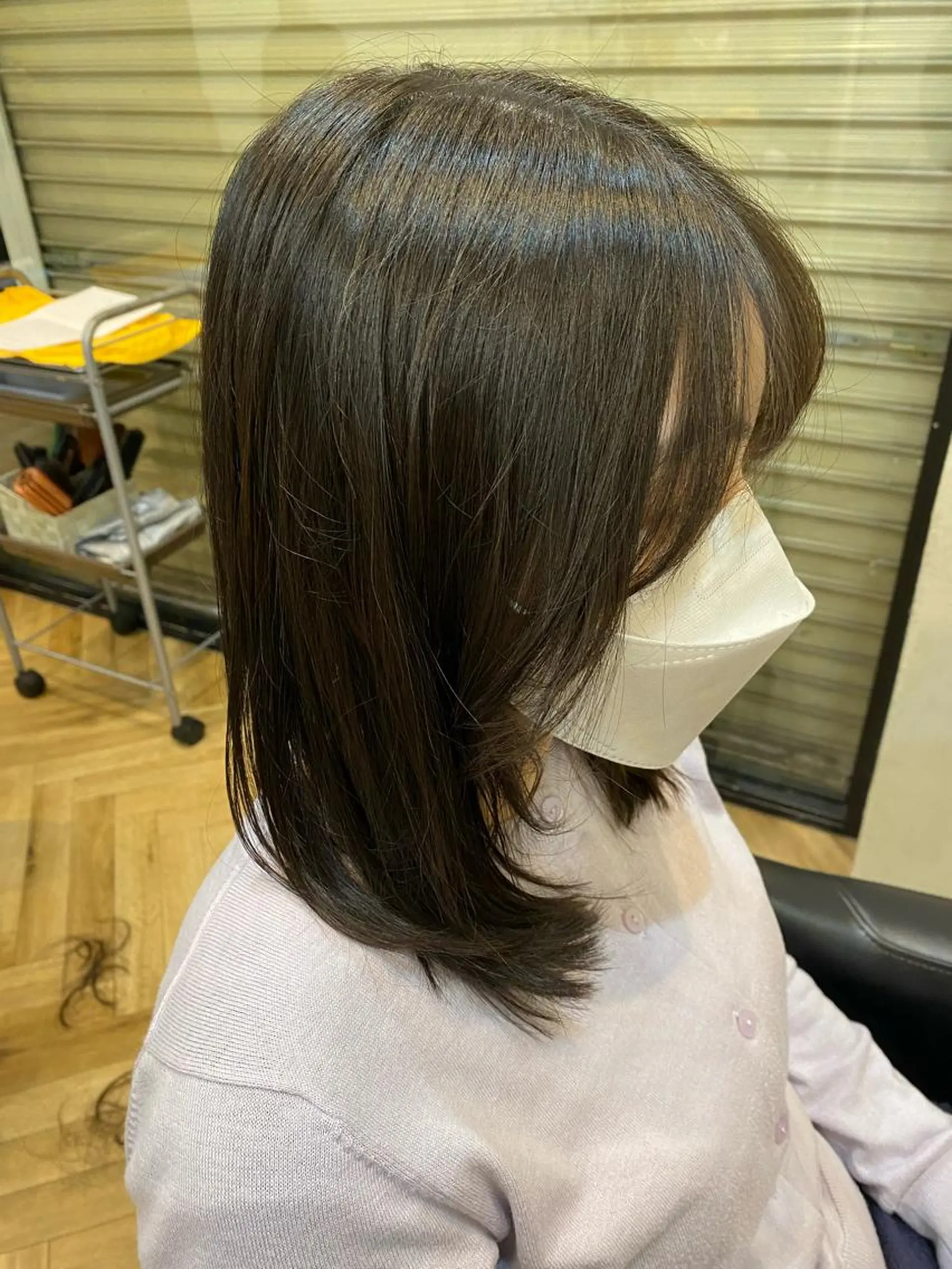 セミロング ⭐️透明感カラー/ パーマ⭐️宮野翔のヘアスタイル