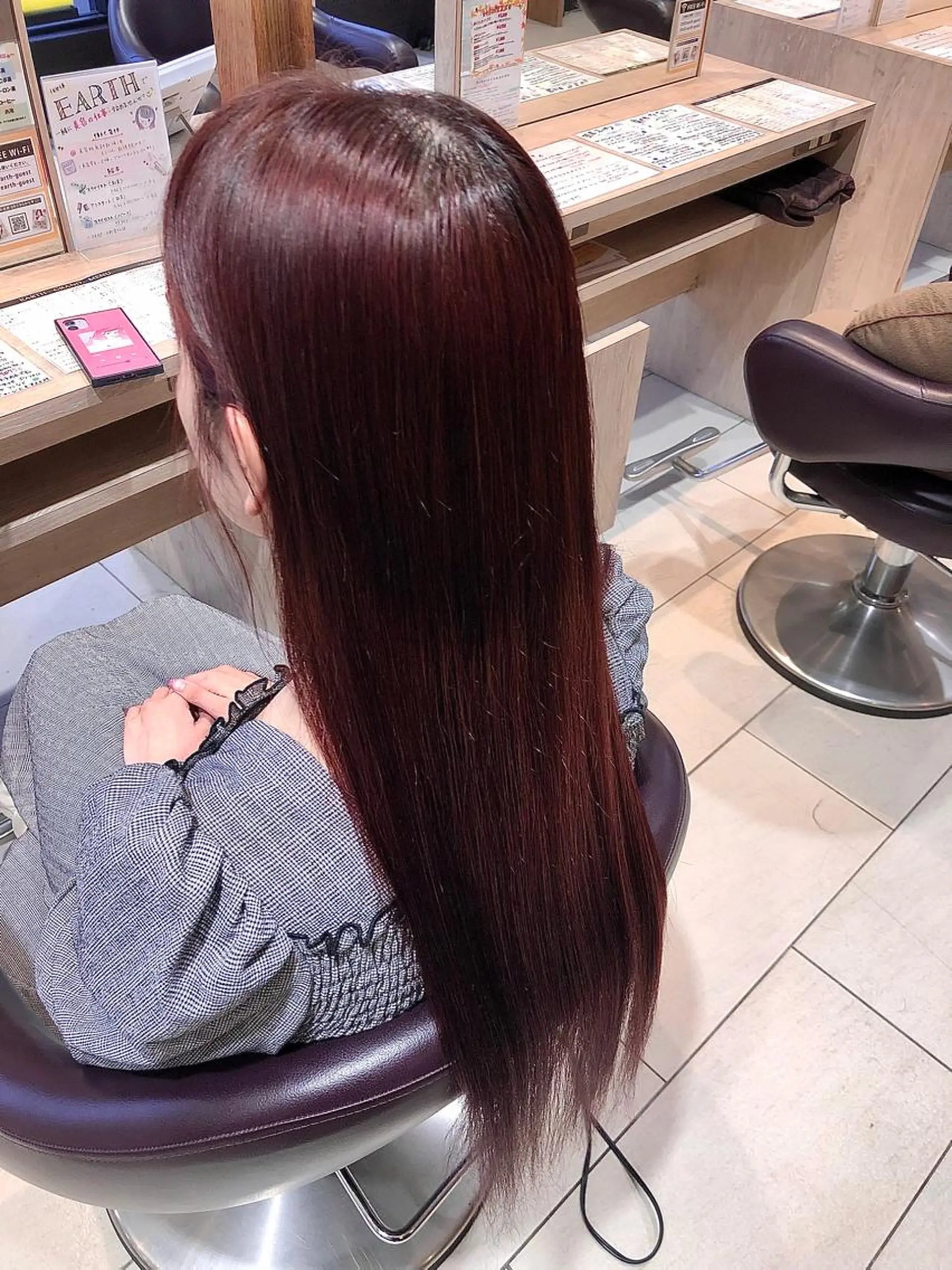 カラー 飯盛 数馬のヘアスタイル