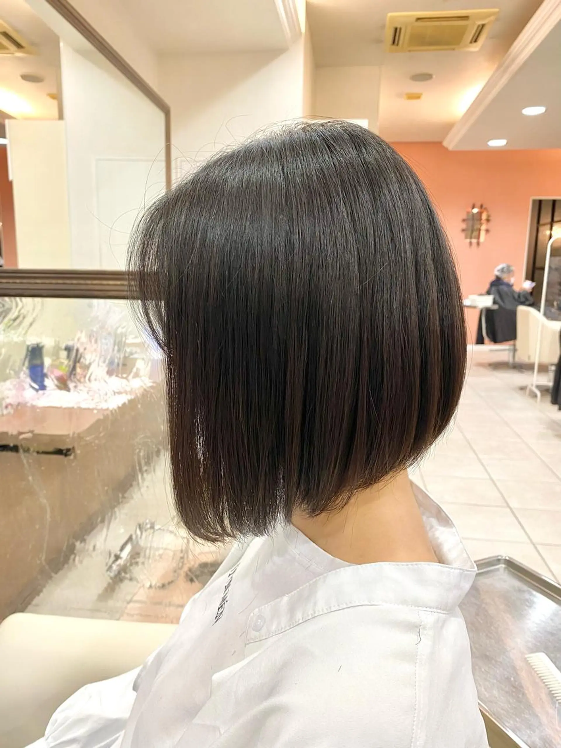 ミディアム ボブ カット ヘアカラー トリートメント 《大人気髪質改善》 プログレス国分寺店のヘアスタイル