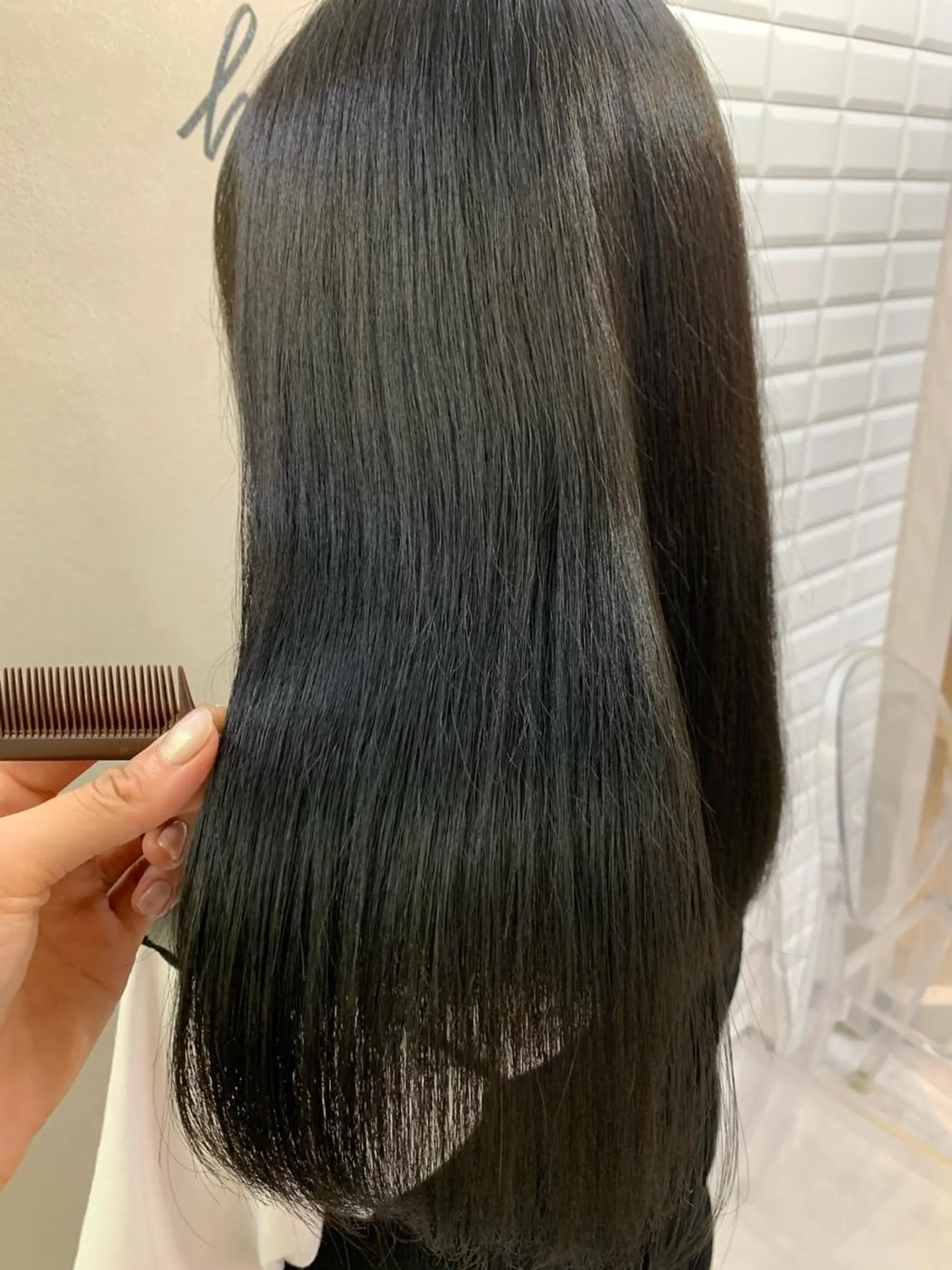 ロング カラー カット ヘアカラー トリートメント hub hair レイヤー/透明感のヘアスタイル