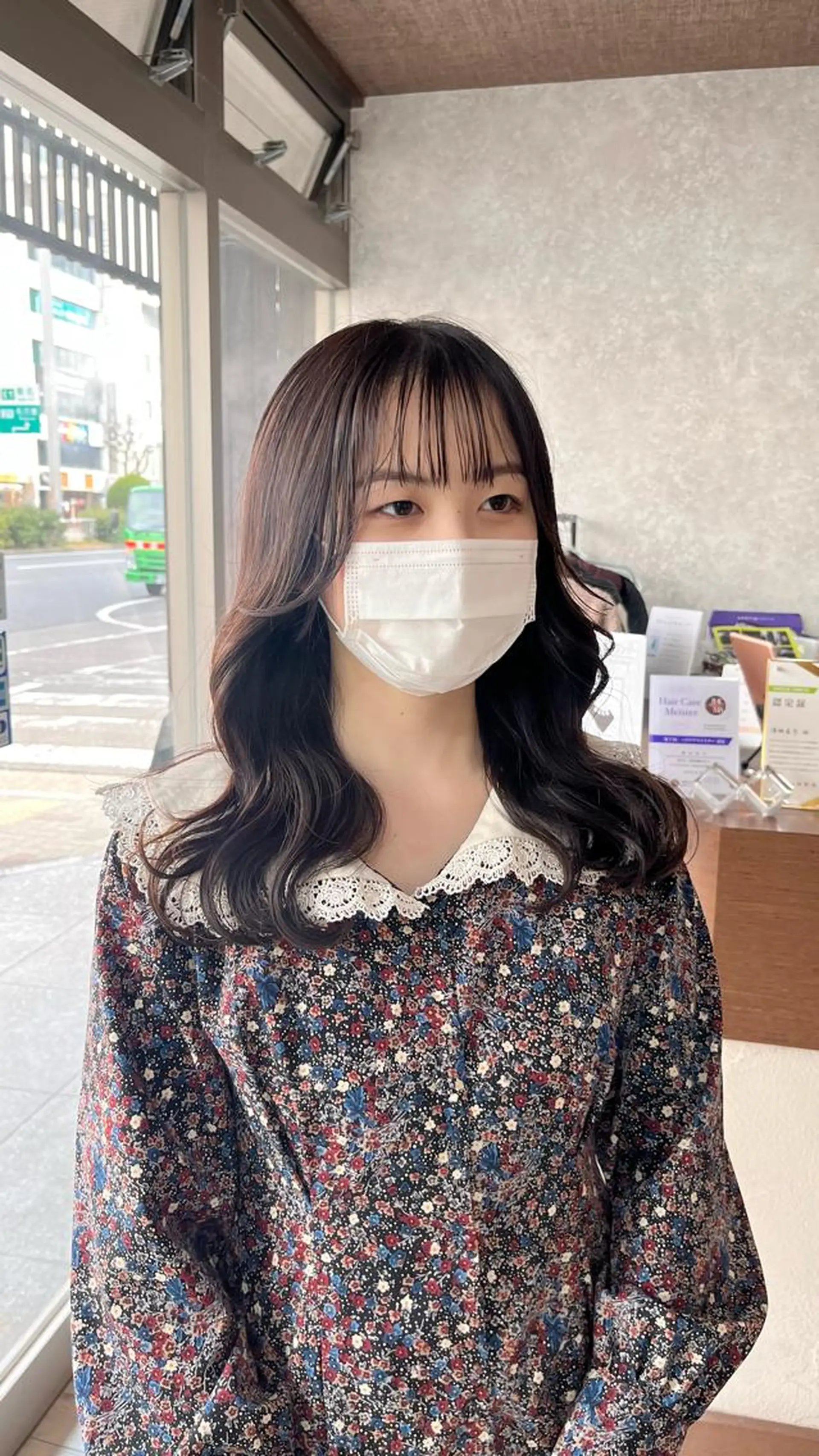 ロング カラー あ あのヘアスタイル