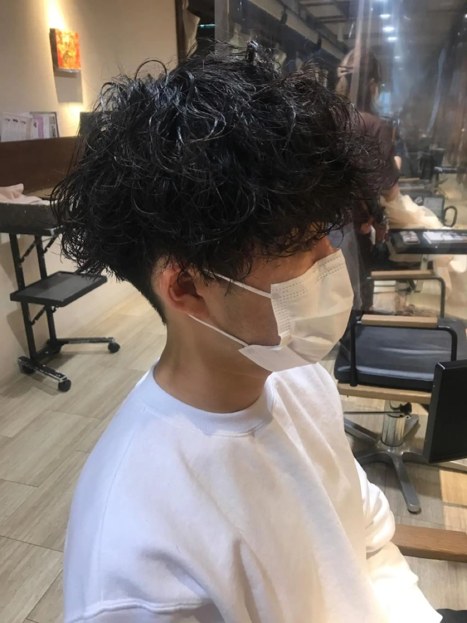 パーマ メンズ なりたいを叶える /町野 朝哉のヘアスタイル