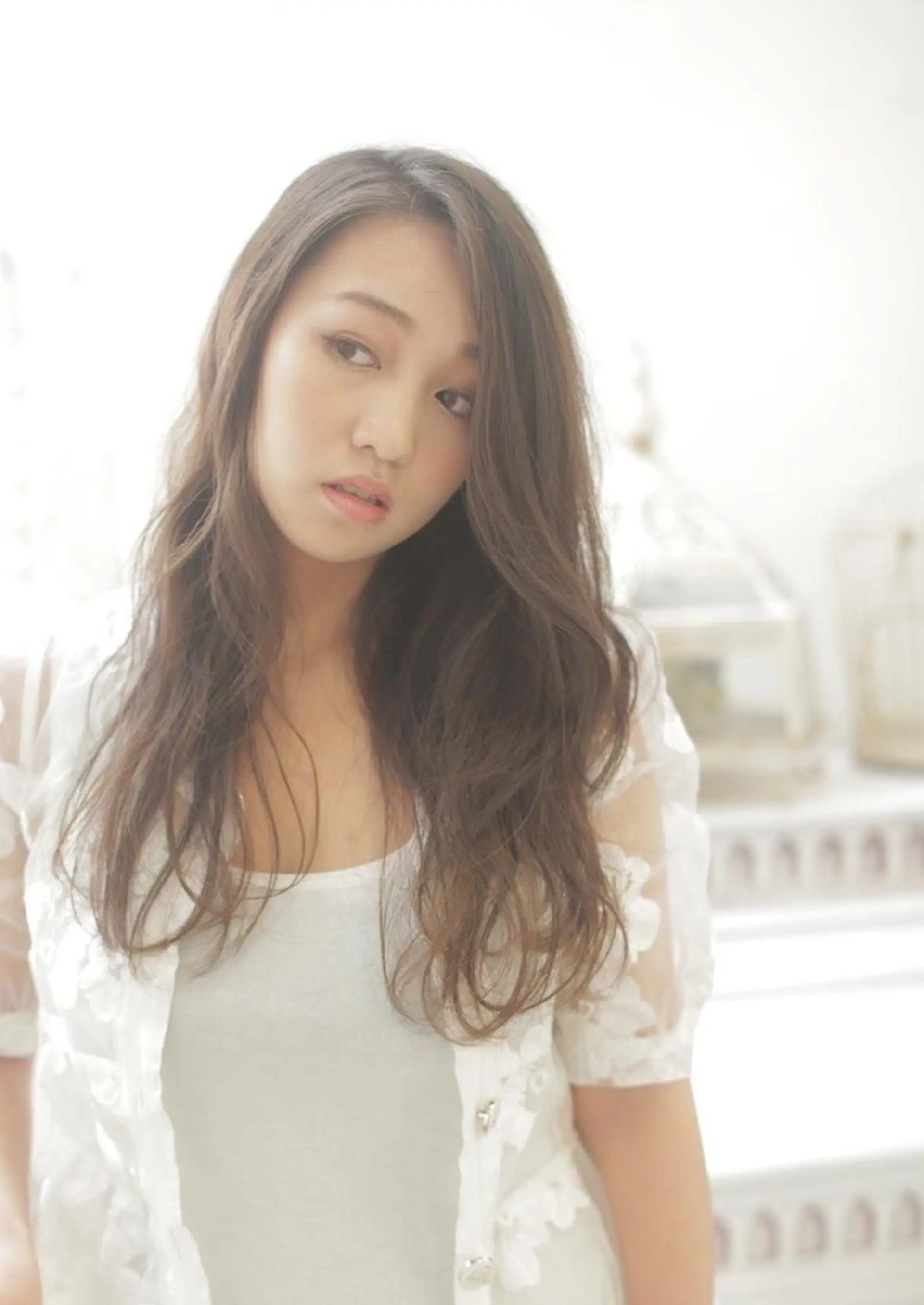 ロング カラー パーマ 心斎橋 女性 スタイリスト  大阪のヘアスタイル