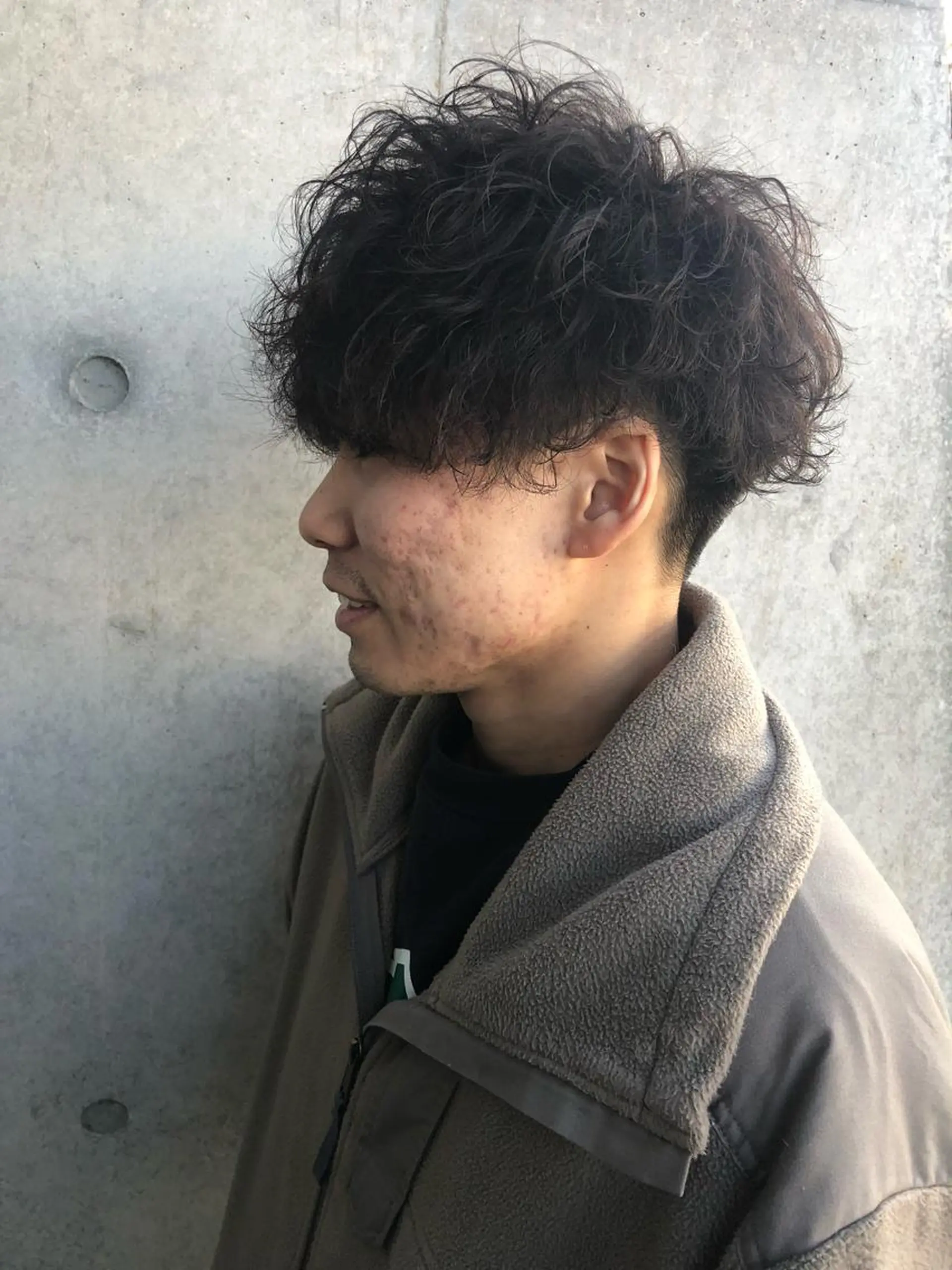 パーマ メンズ カット パーマ 森本裕/オーナー/ スパイラルパーマのヘアスタイル