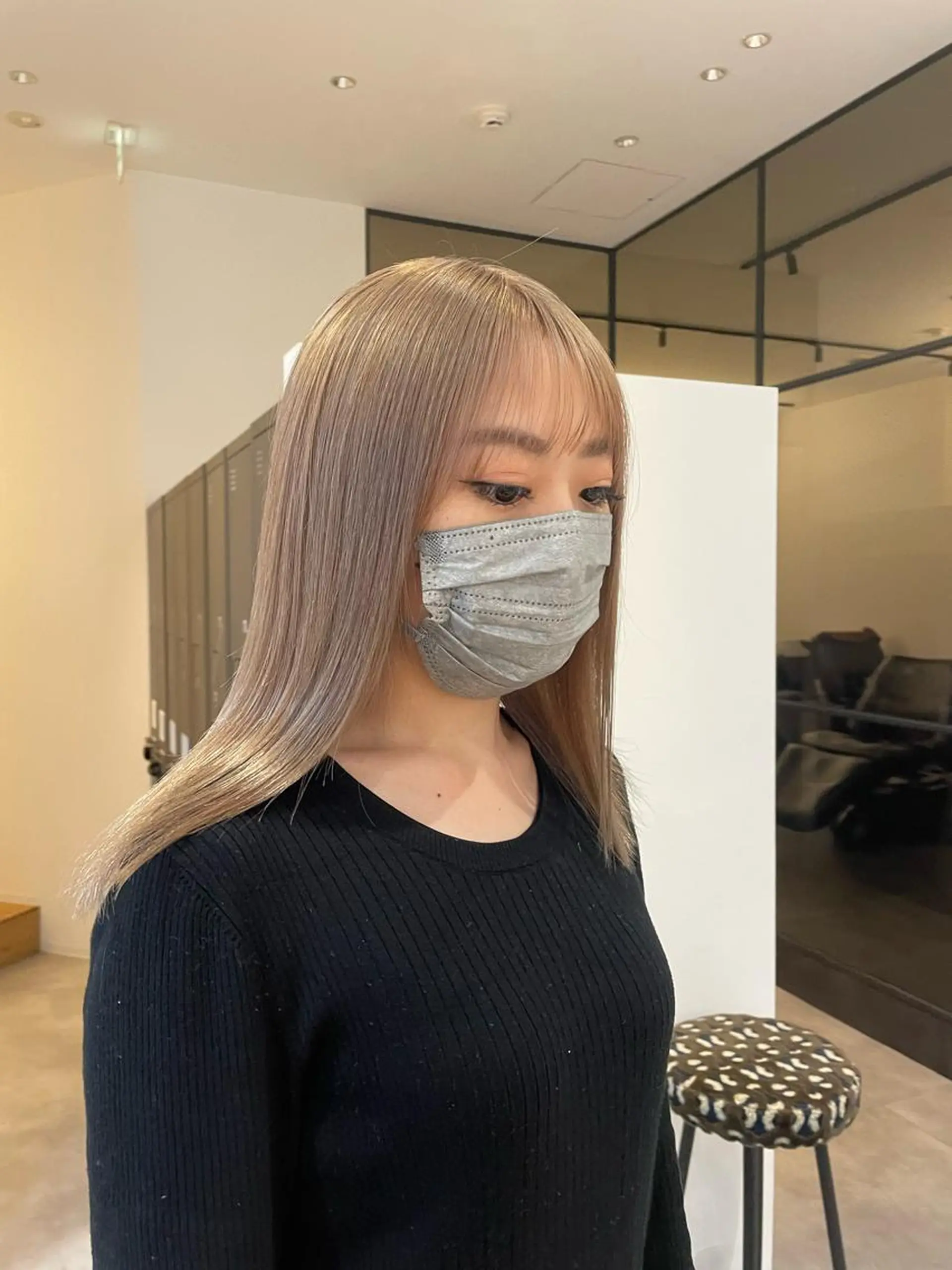 ロング カラー ブリーチ ケアブリーチ ダブルカラー ハイライトカラー インナーカラー salowin神戸三宮suite所属・工藤 貫多のヘアスタイル