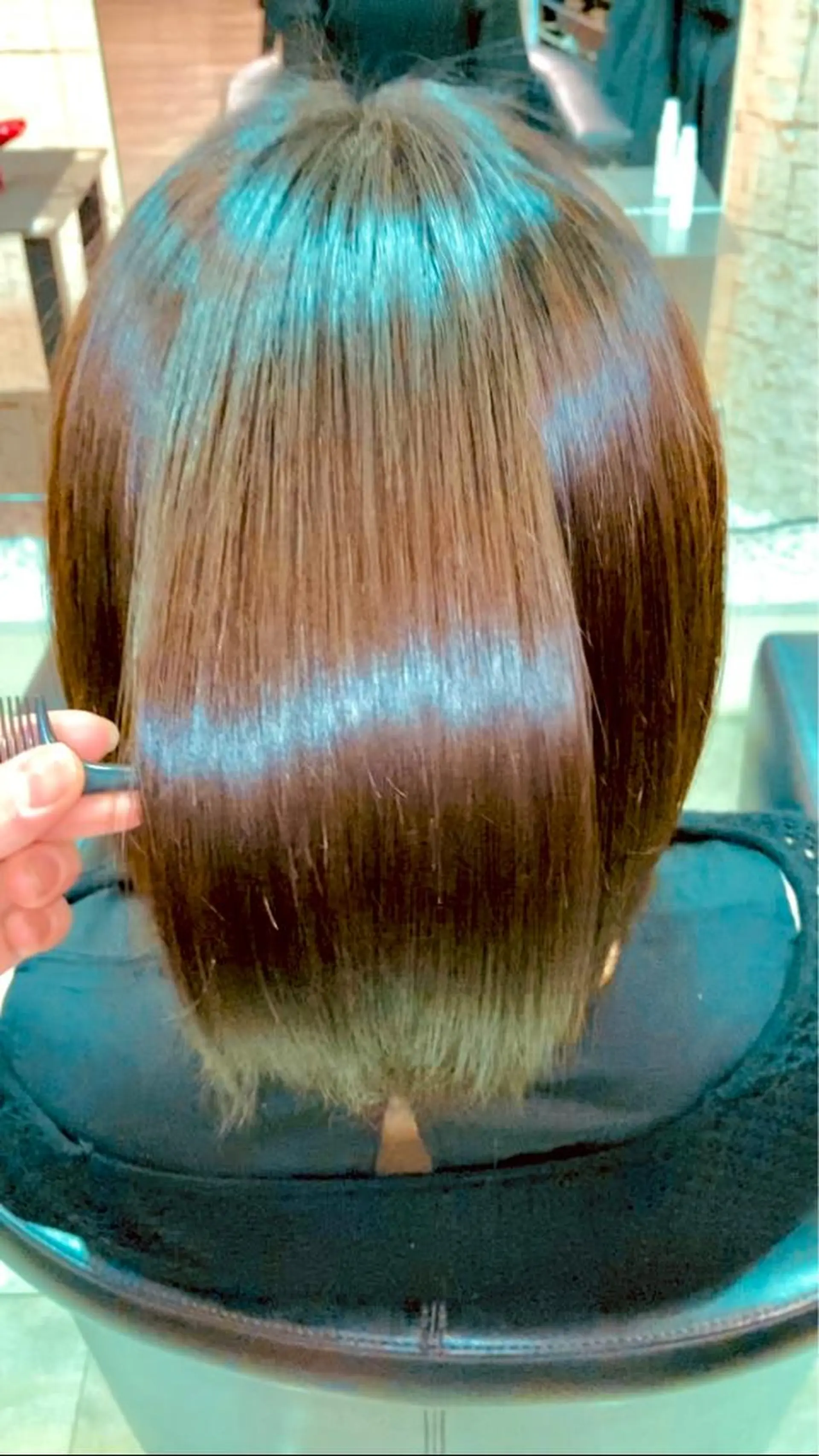 ロング トリートメント ぱく みやんのヘアスタイル