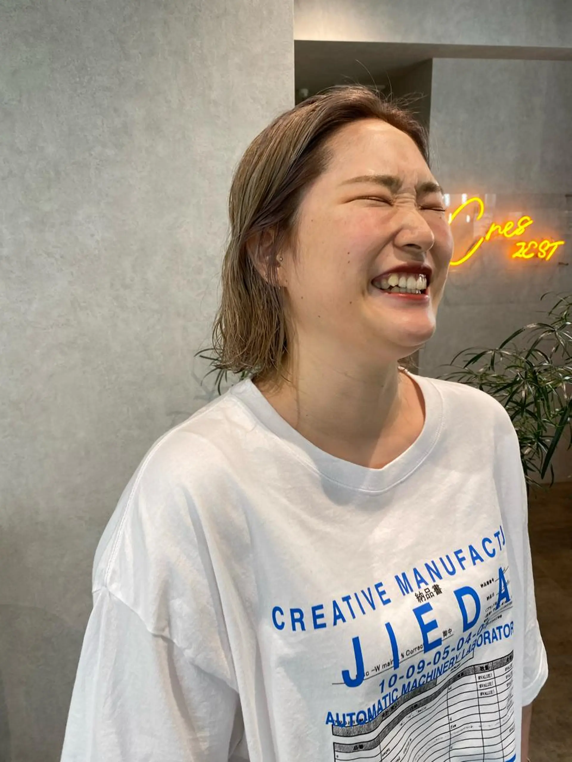 ショート カラー パーマ ヘアアレンジ XENA表参道 MIKUのヘアスタイル