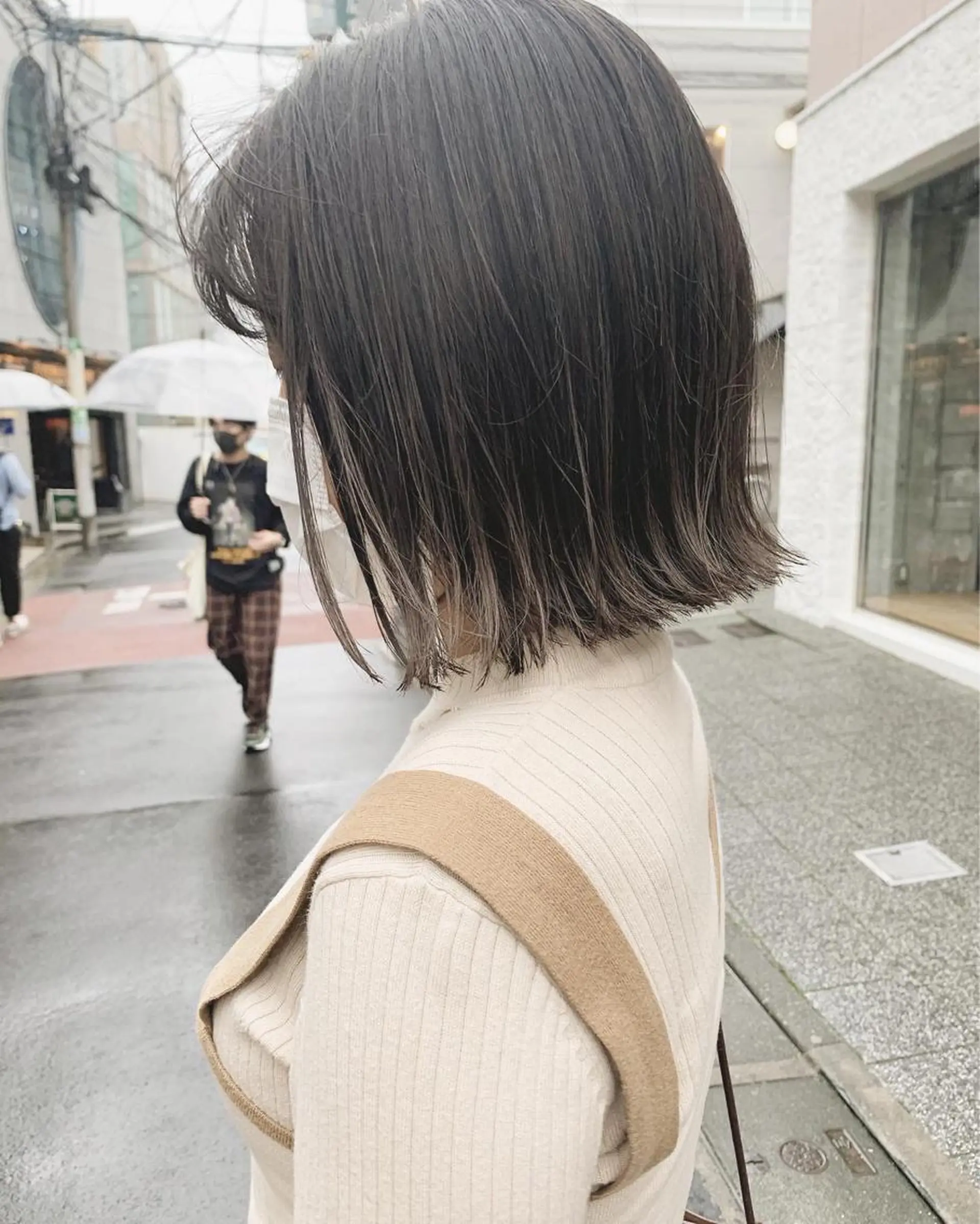 ショート カラー マツエク・マツパ カット ヘアカラー トリートメント ハイトーン&暗髪🔥 表参道二刀流マエダのヘアスタイル