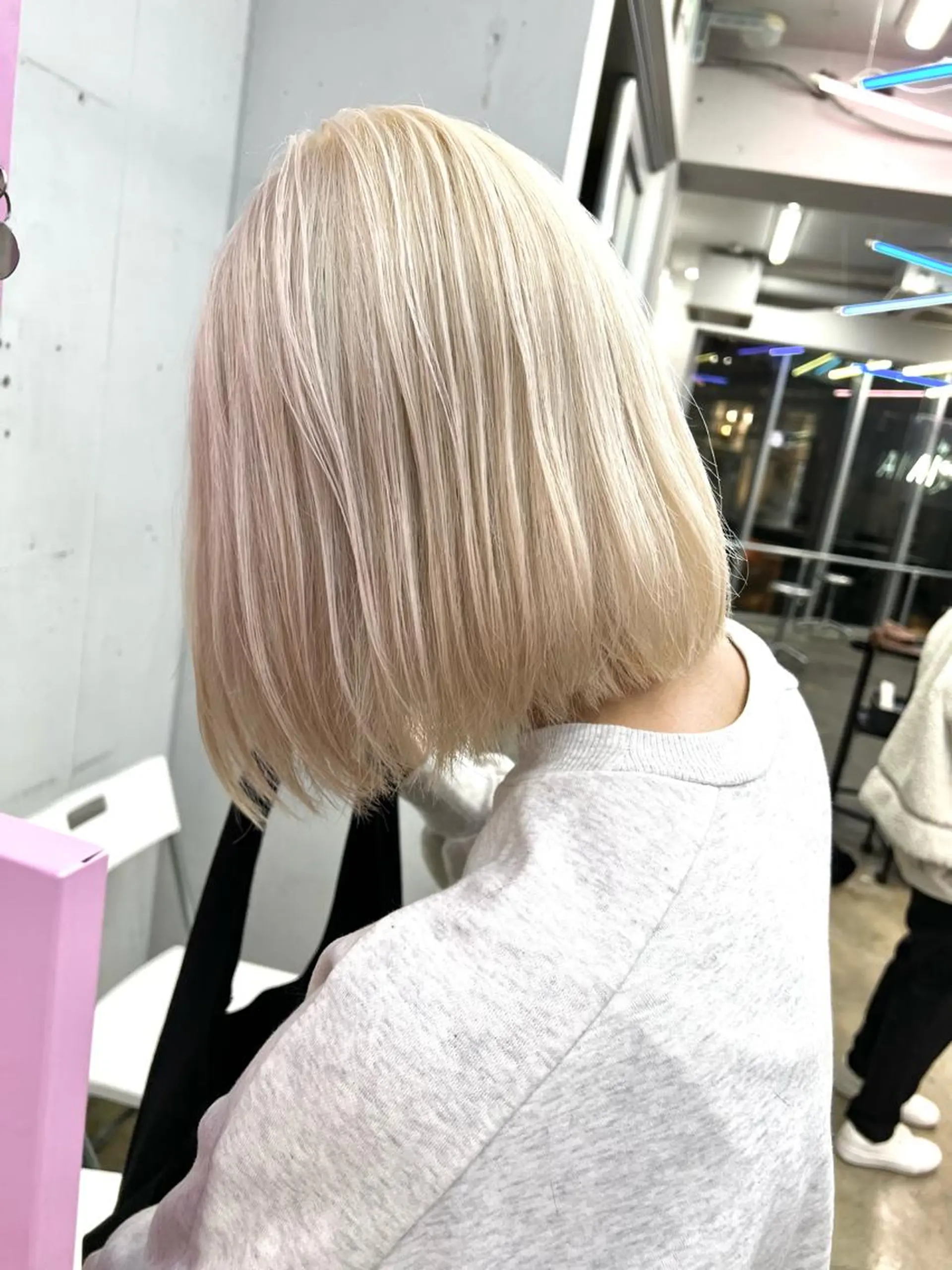 ミディアム カラー ヘアアレンジ カット ヘアカラー トリートメント ヘアセット 🐺ウルフの神🐺 /カラー/けいすけのヘアスタイル