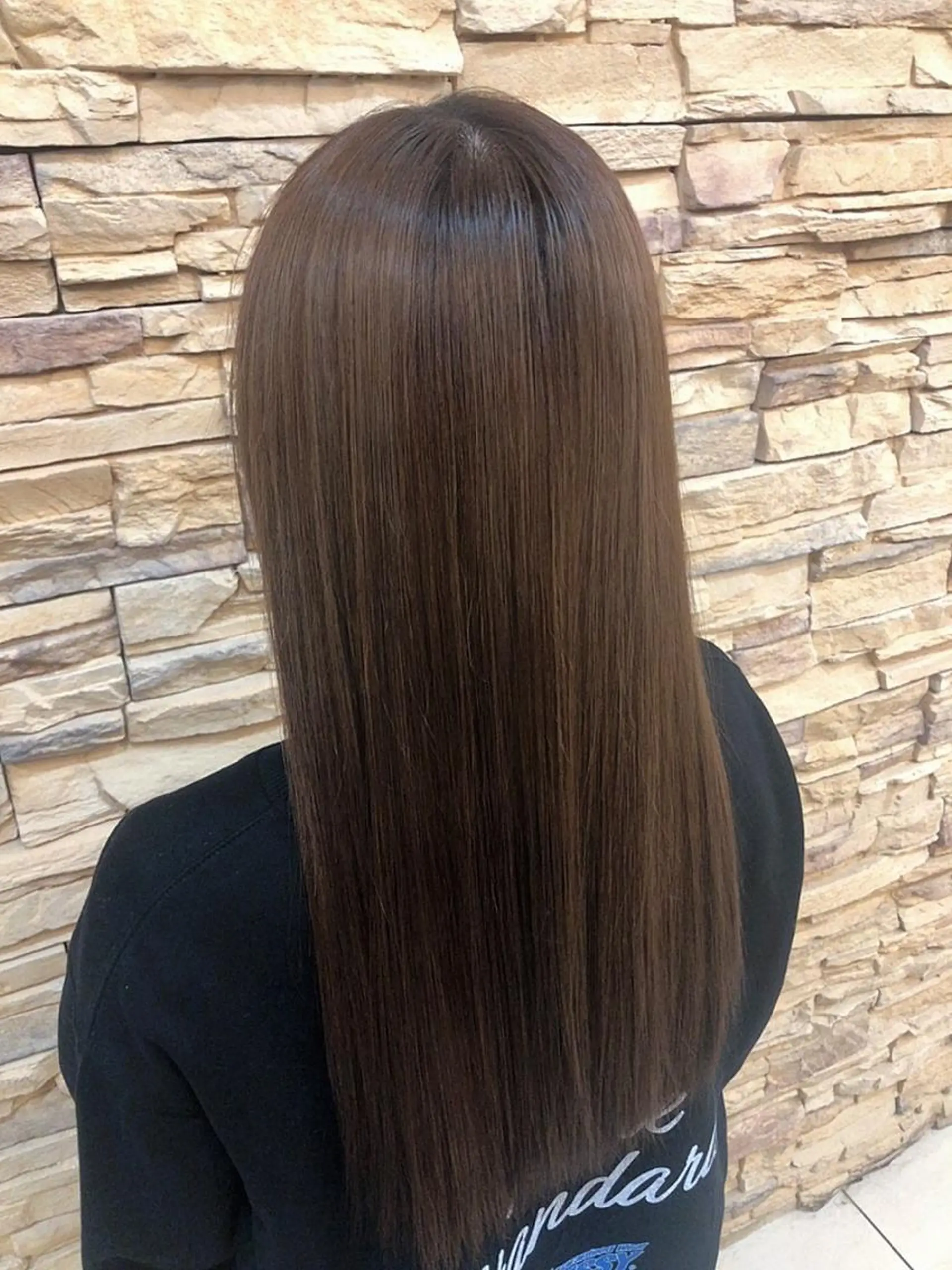 ロング 福岡縮毛矯正✨️ ストレート 向井和輝のヘアスタイル