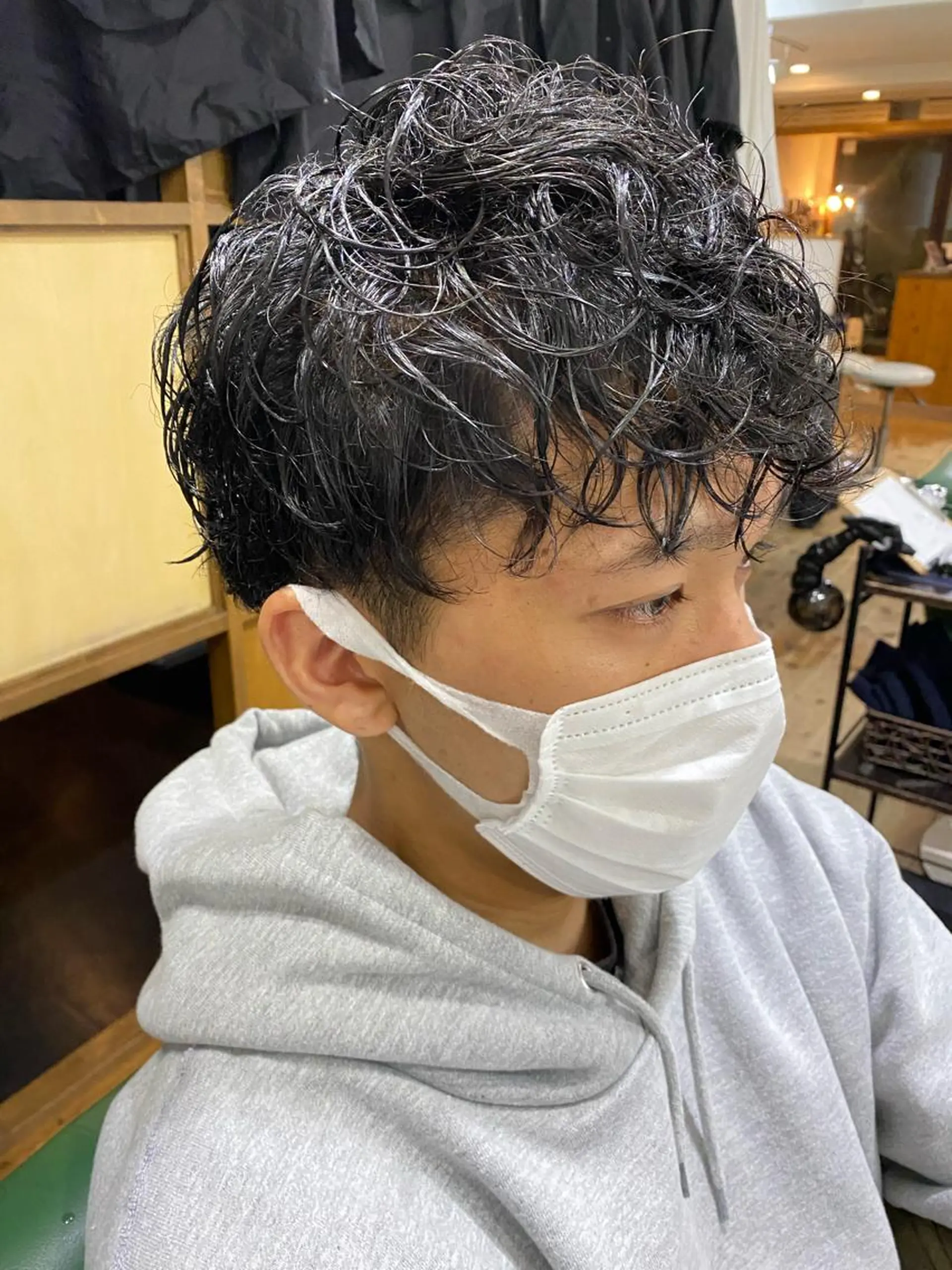 ショート メンズ くせ毛 ショートヘア カット Riganuts池袋 Hayato✂︎のヘアスタイル