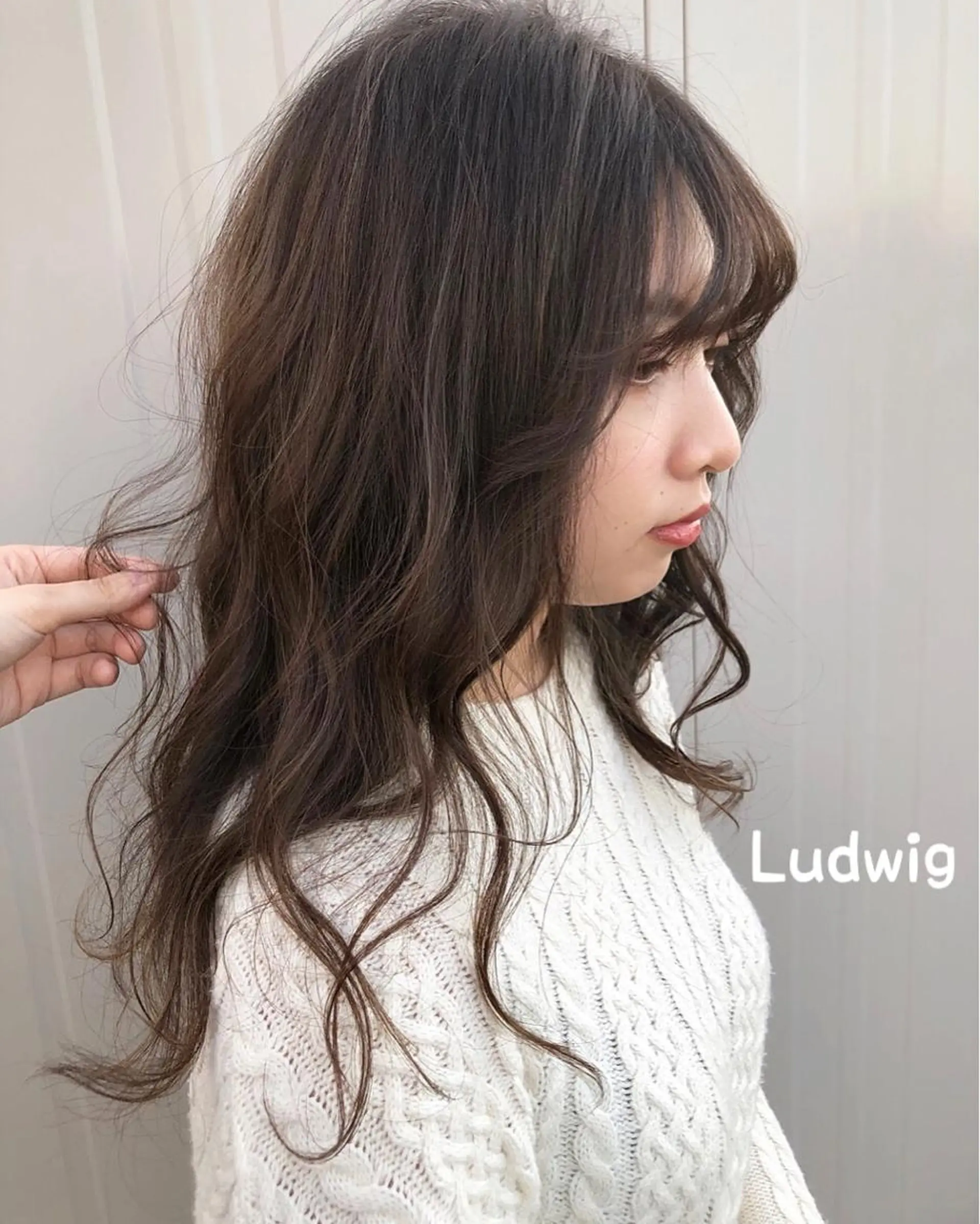 ロング カラー 永井 亜実のヘアスタイル