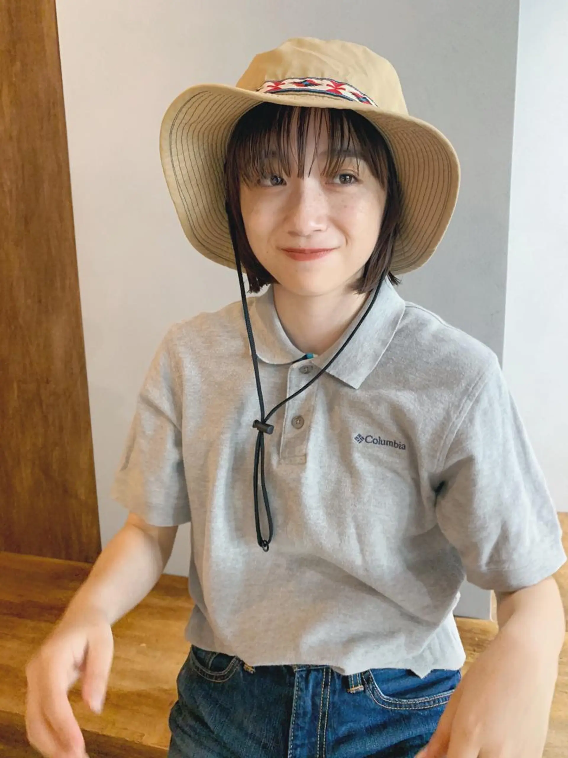 ショート カラー ボブパーマコテ巻き風 パーマNo1深江秀平のヘアスタイル