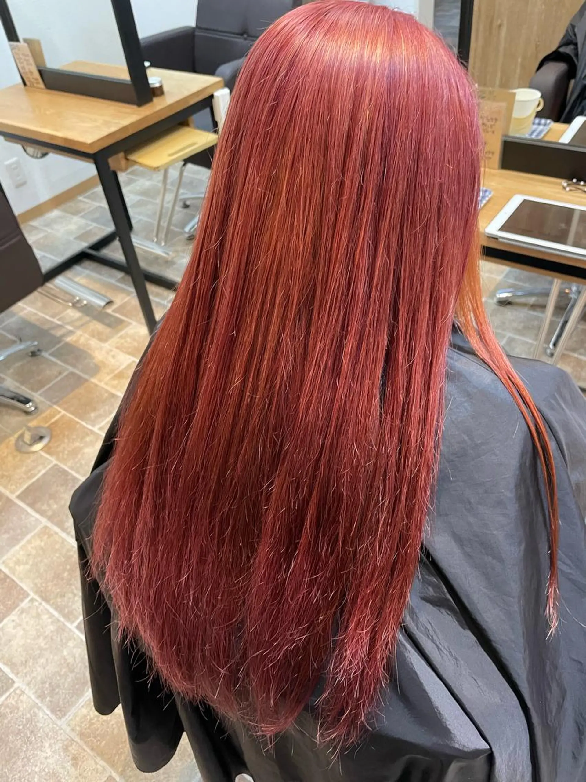 ロング SALOWIN心斎橋Suite店所属・ブリーチ毛にもできる 縮毛矯正|鷹司郎のヘアスタイル