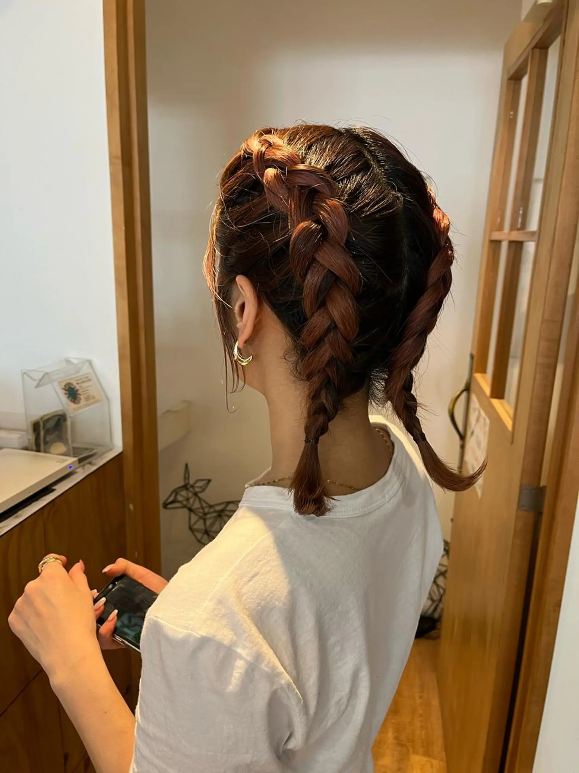 ミディアム ヘアアレンジ 奥山 沙季(大井町)のヘアスタイル