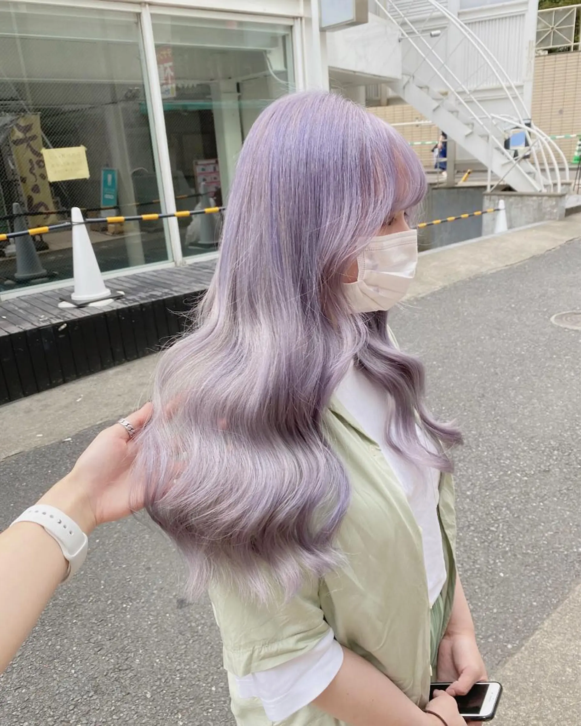 ロング 💛ムラ修正ブリーチ 💛YUUのヘアスタイル