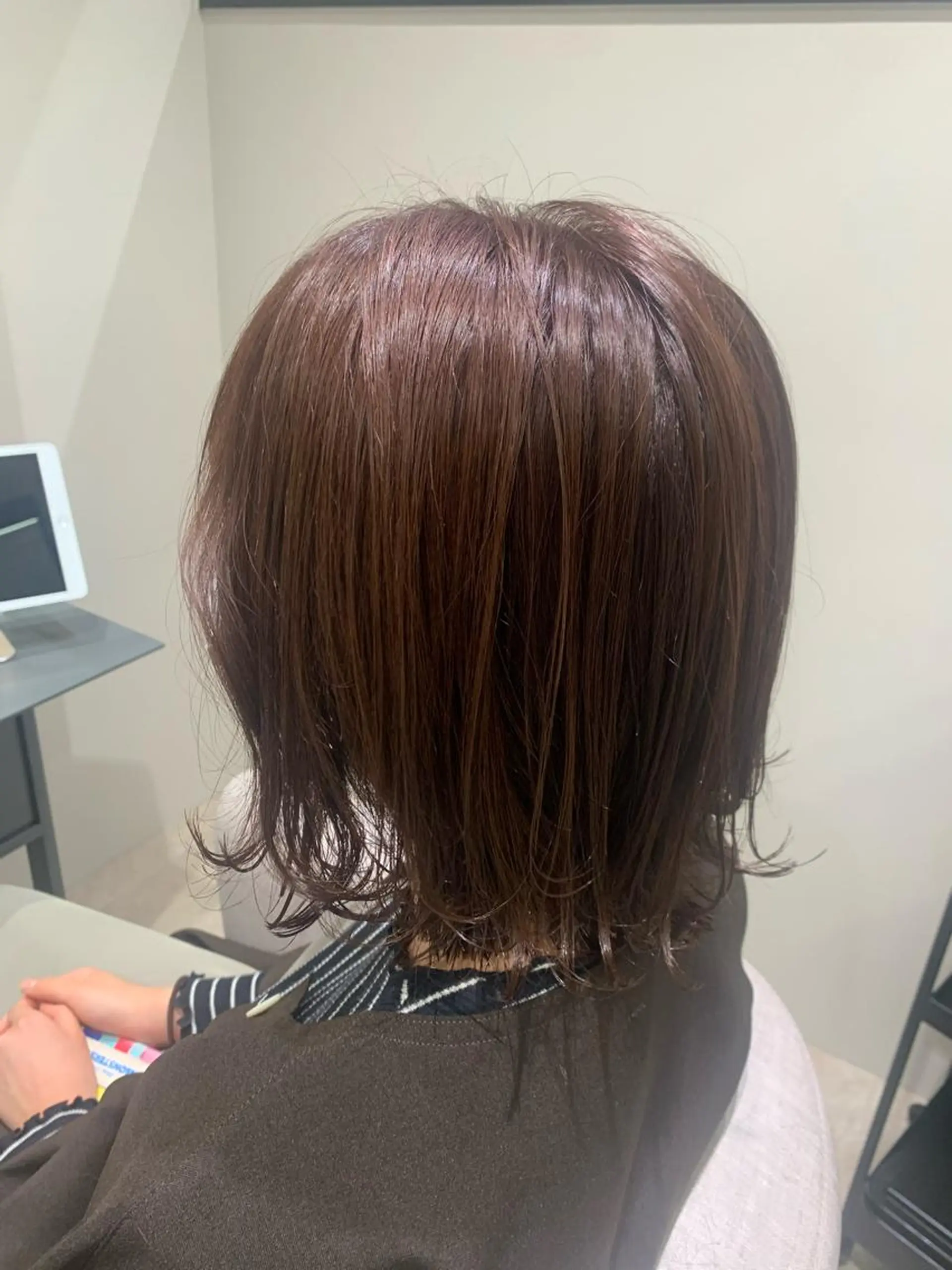 ミディアム EARTH  紫竹山 🦋本間未来🦋のヘアスタイル