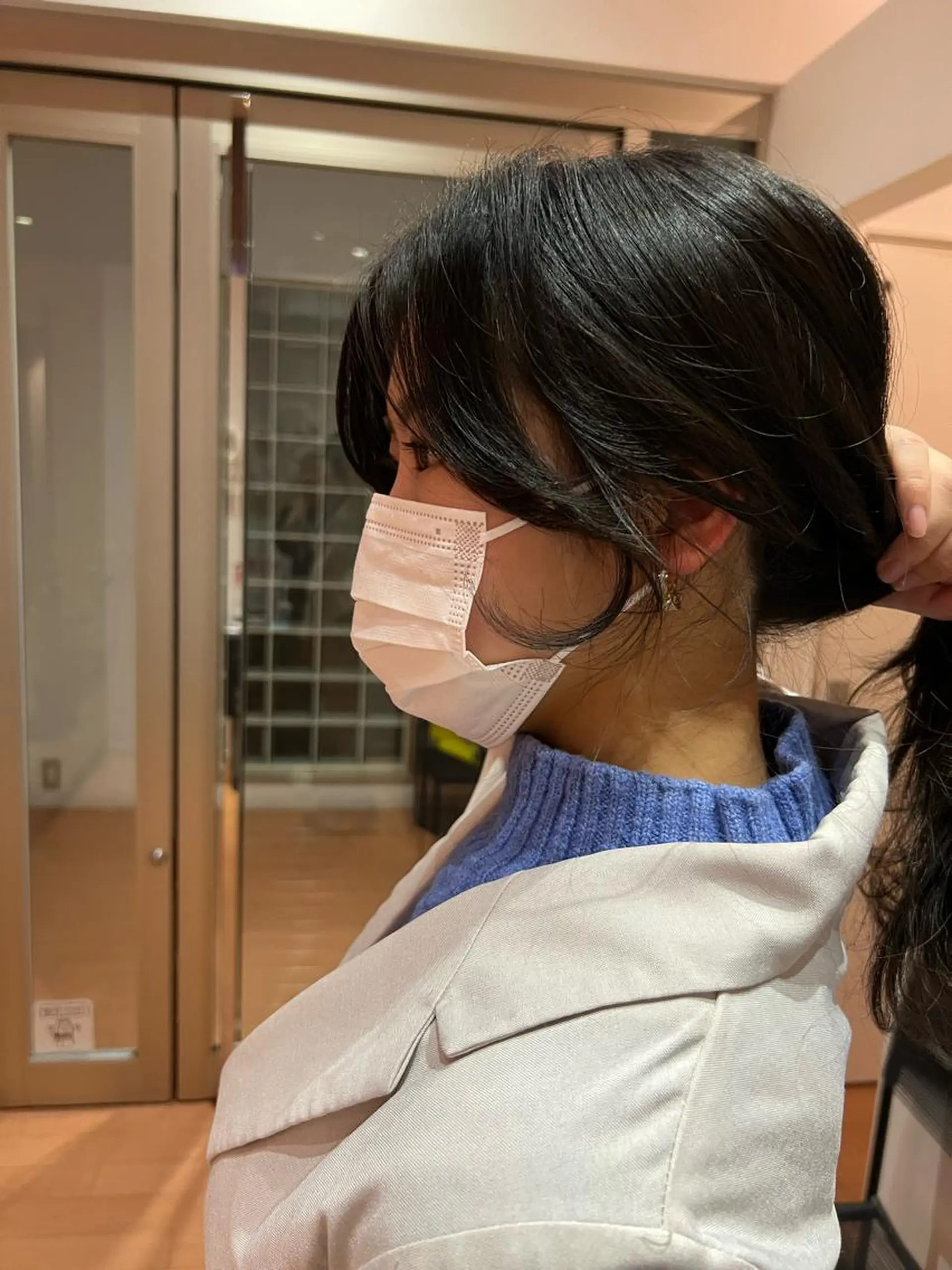 ロング 韓国風ヘア レイヤーカット 髪質改善kuon所属・川嶋 綺音のヘアスタイル