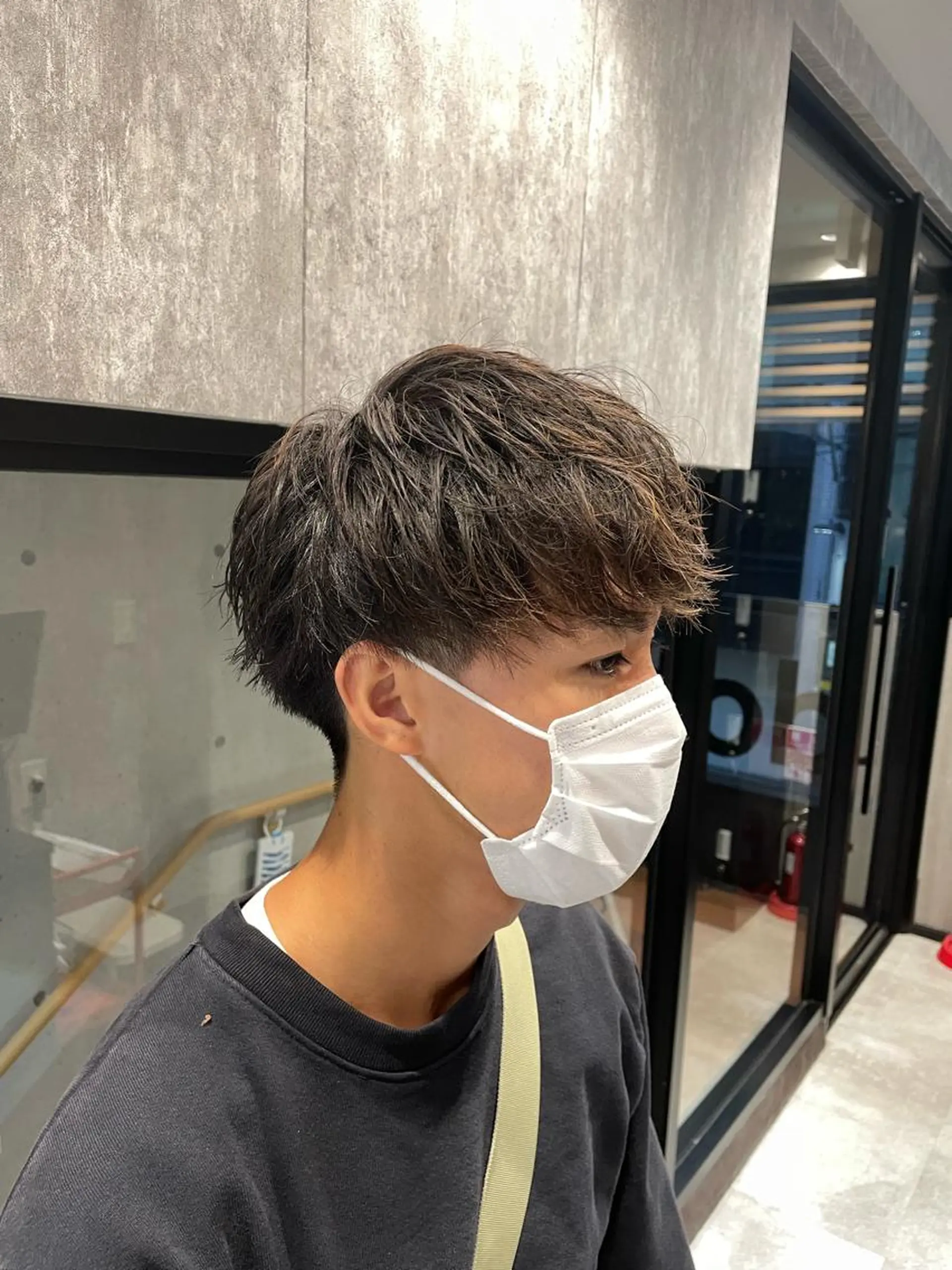 ショート カラー パーマ メンズ カット 🔥メンズ超特化🔥 青木海斗のヘアスタイル