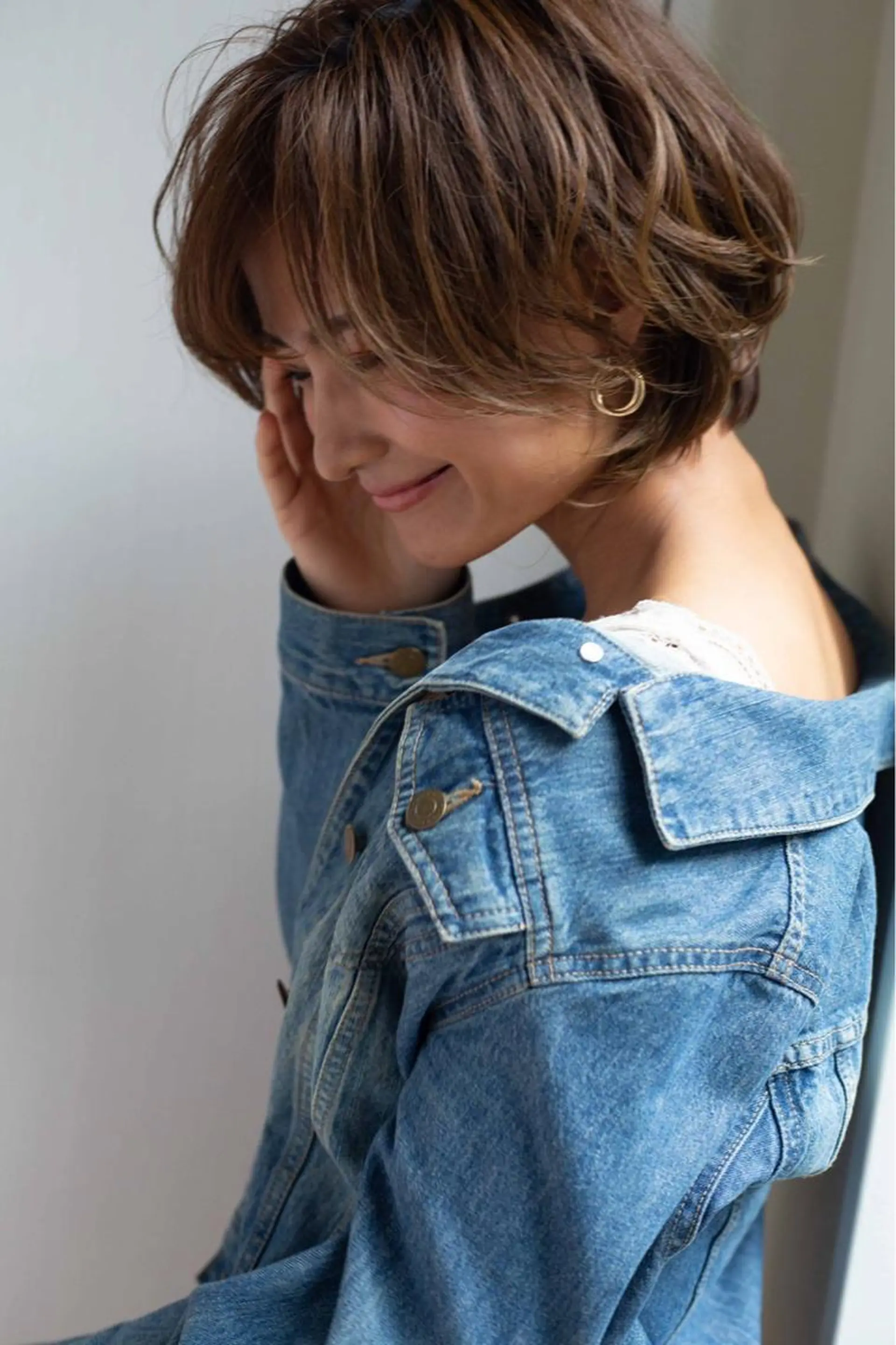 ショート ショートヘア レイヤー/韓国❣️ 髪質改善/e_kiのヘアスタイル