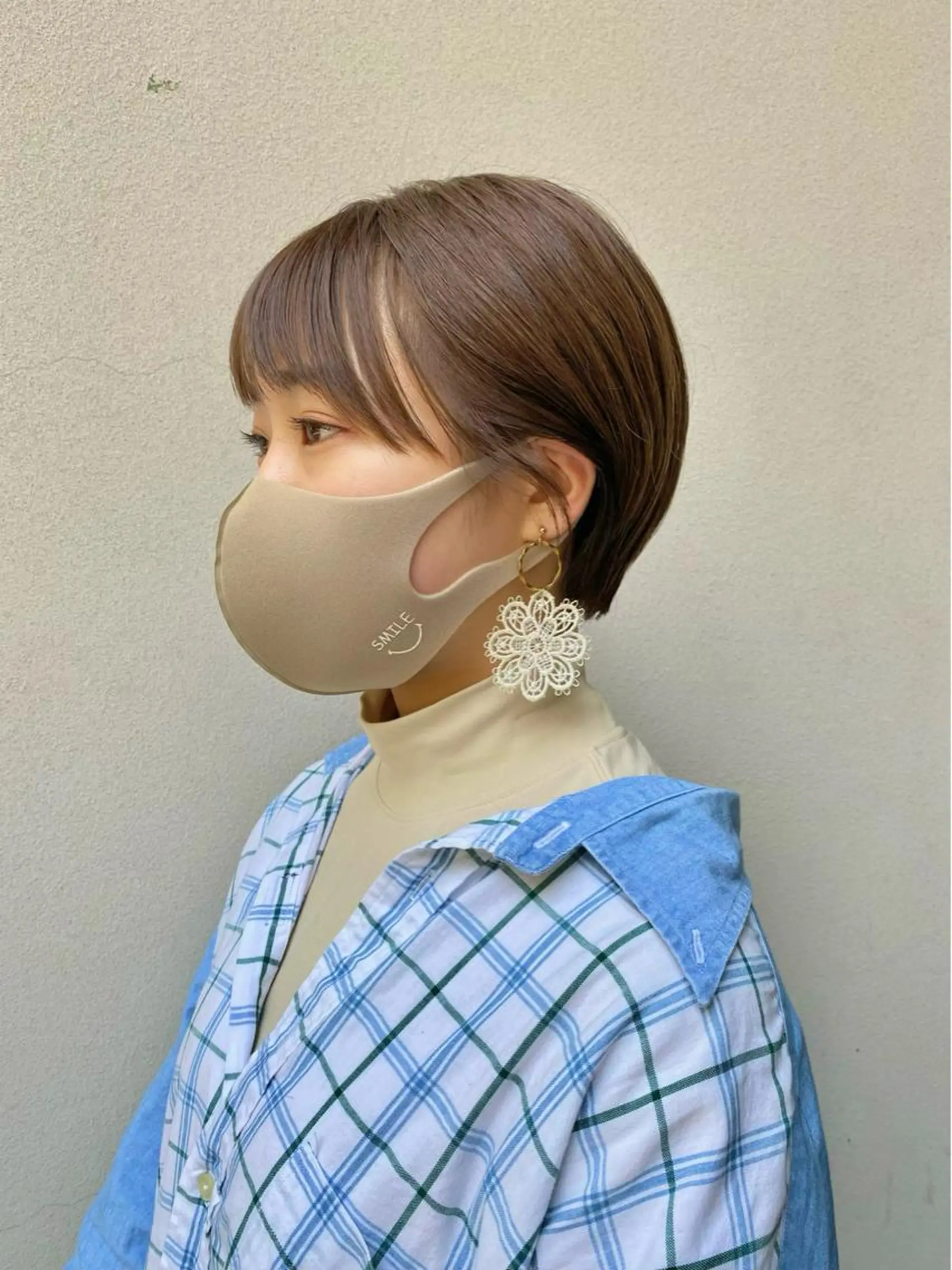 ショート カラー ショートヘア カット ヘアカラー トリートメント ボブ/縮毛矯正/ レイヤー/塚田のヘアスタイル