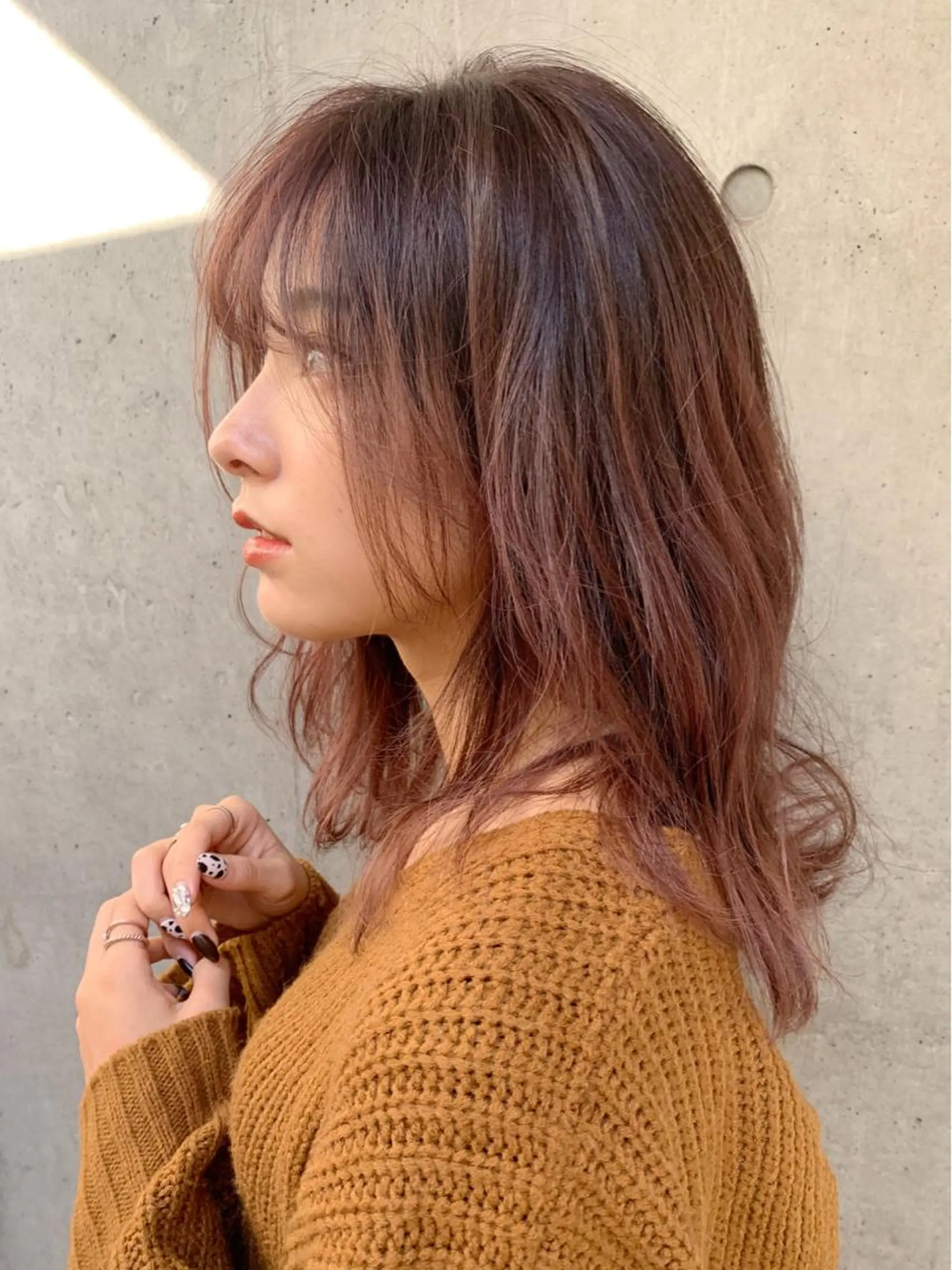 ミディアム カラー 髪質改善/縮毛/新宿 🫧SUZUKA🫧のヘアスタイル