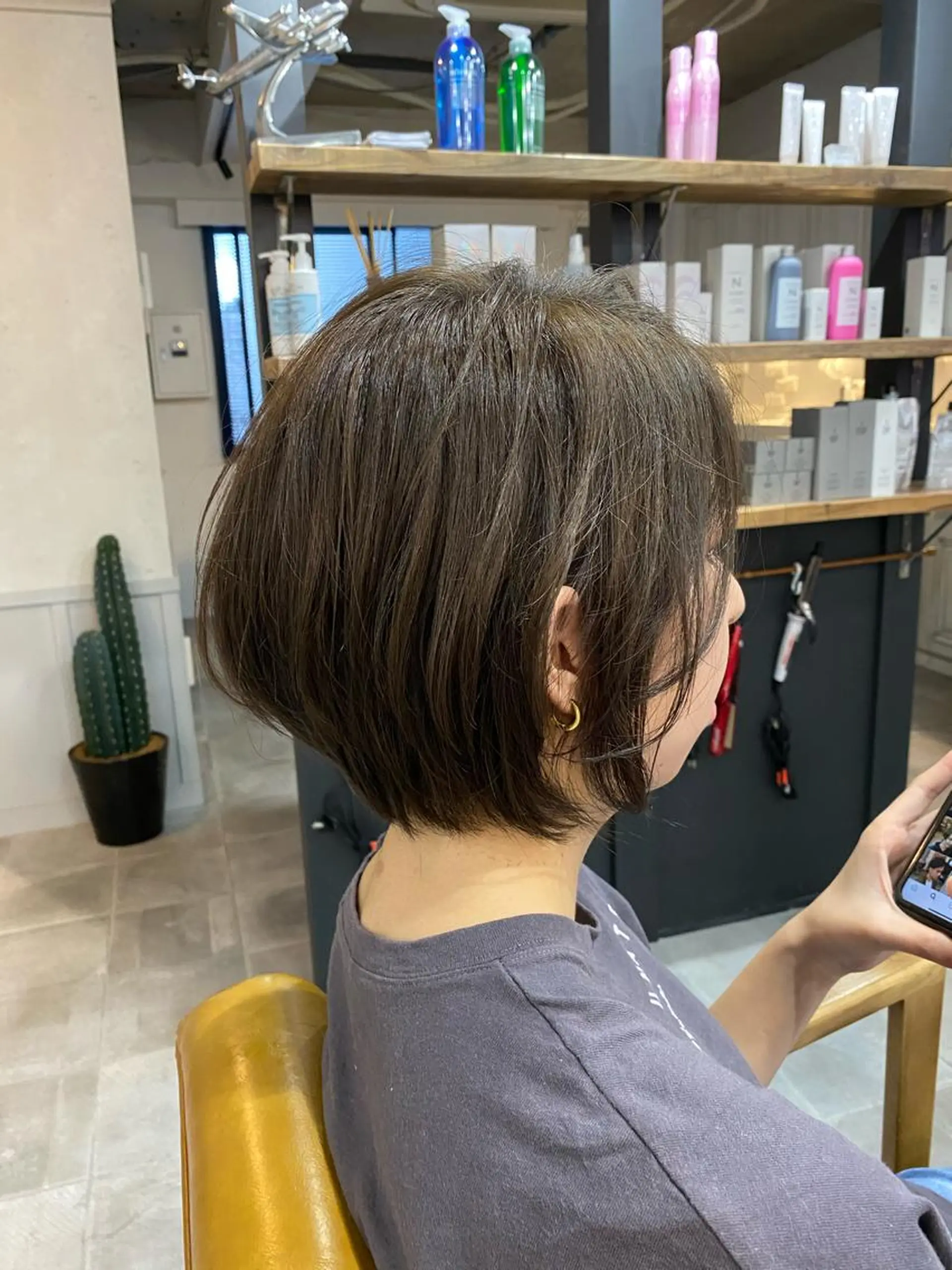 ショート カラー カット ヘアカラー SHIAN立川　及川 17時〜限定のヘアスタイル