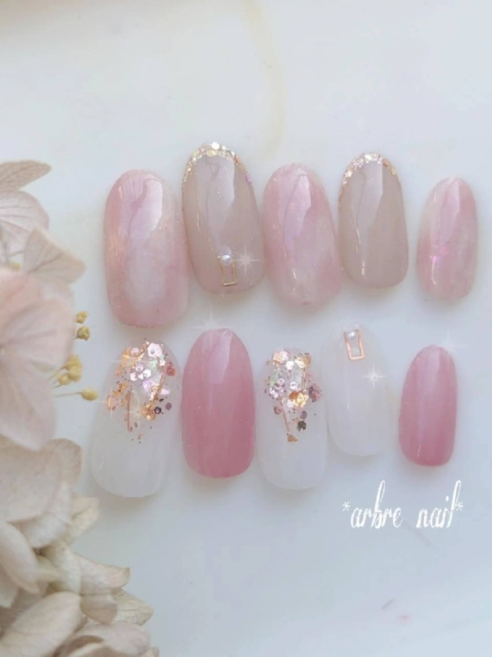 ネイル ＊arbre nail＊.アーブルネイル所属・✯.。 arbre  nail 。✯.のネイルデザイン