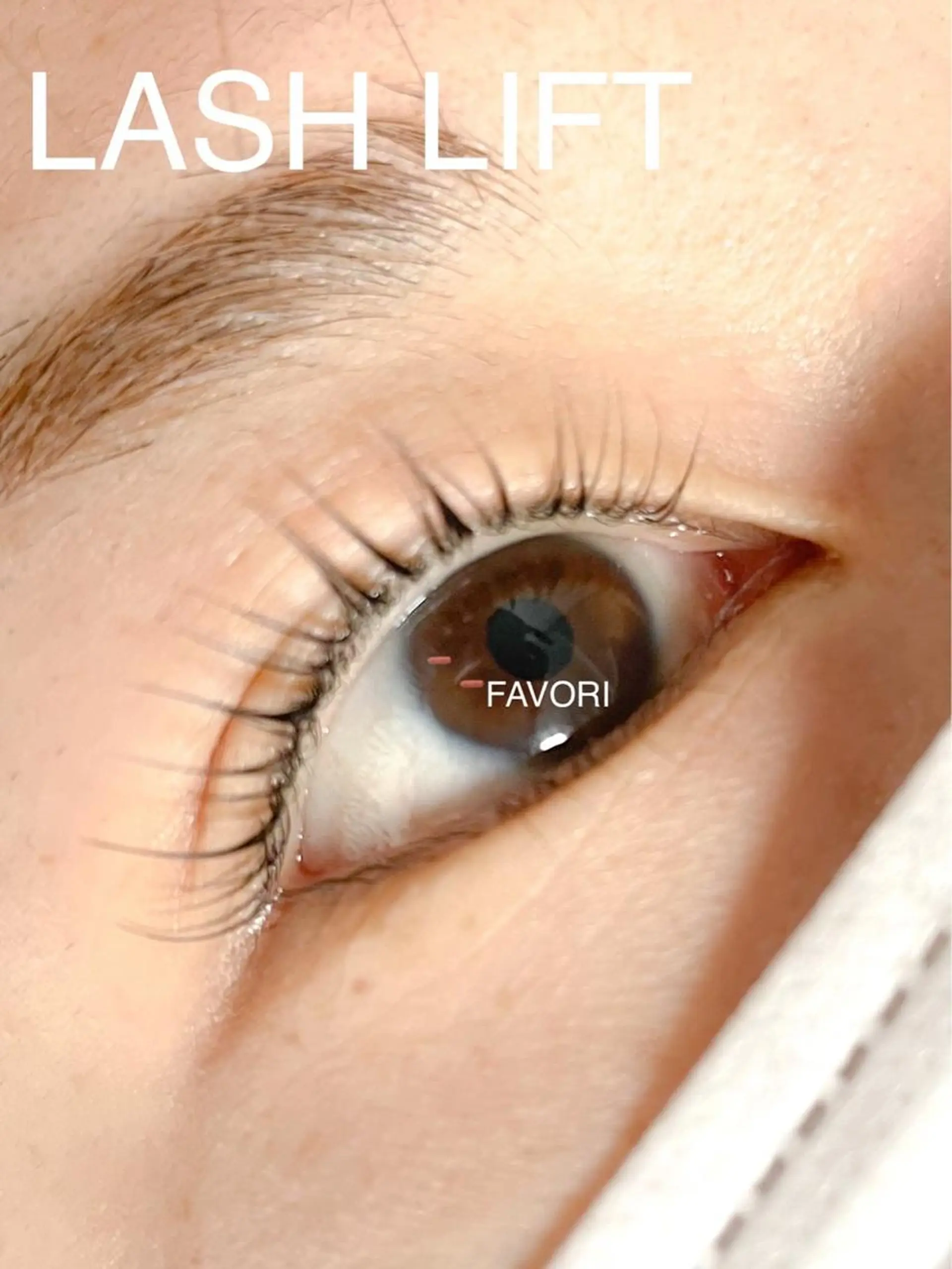 マツエク・マツパ ナチュラル 一重×まつ毛パーマ FAVORI ファヴォリのマツエク・マツパデザイン