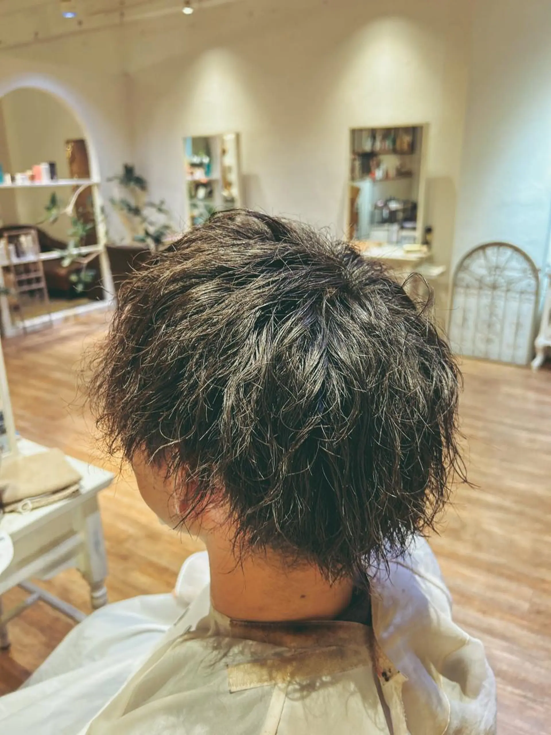 ショート パーマ メンズ Lilly所属・成田 智彩のヘアスタイル