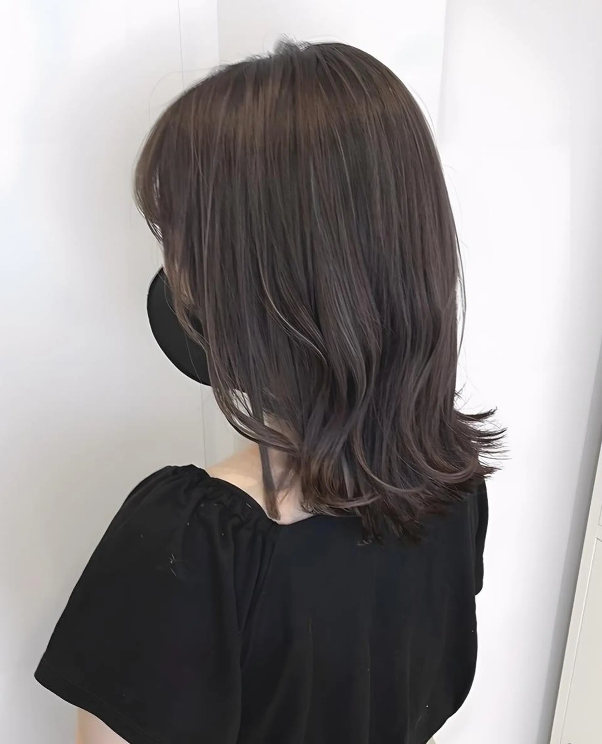 ロング カラー 韓国レイヤーカット要 暗透カラー📓吉祥寺のヘアスタイル