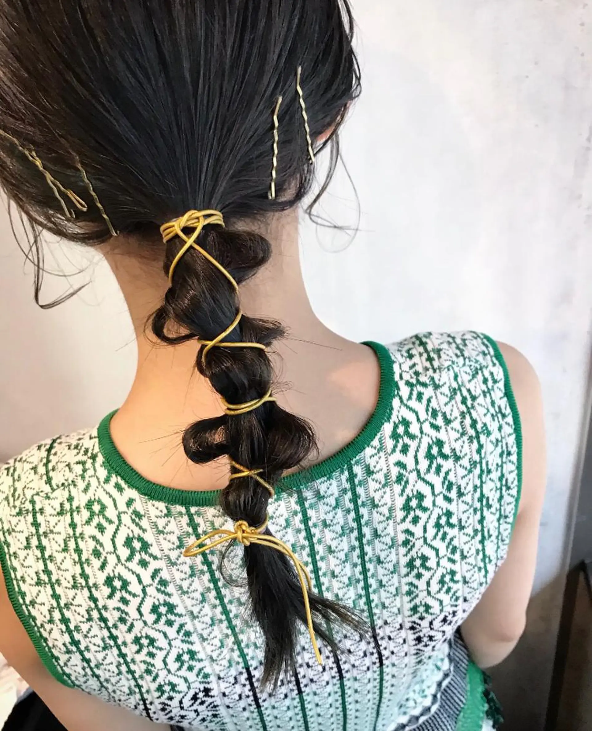 セミロング カット ヘアカラー 韓国 / 中国ヘア 🦋Noniのヘアスタイル