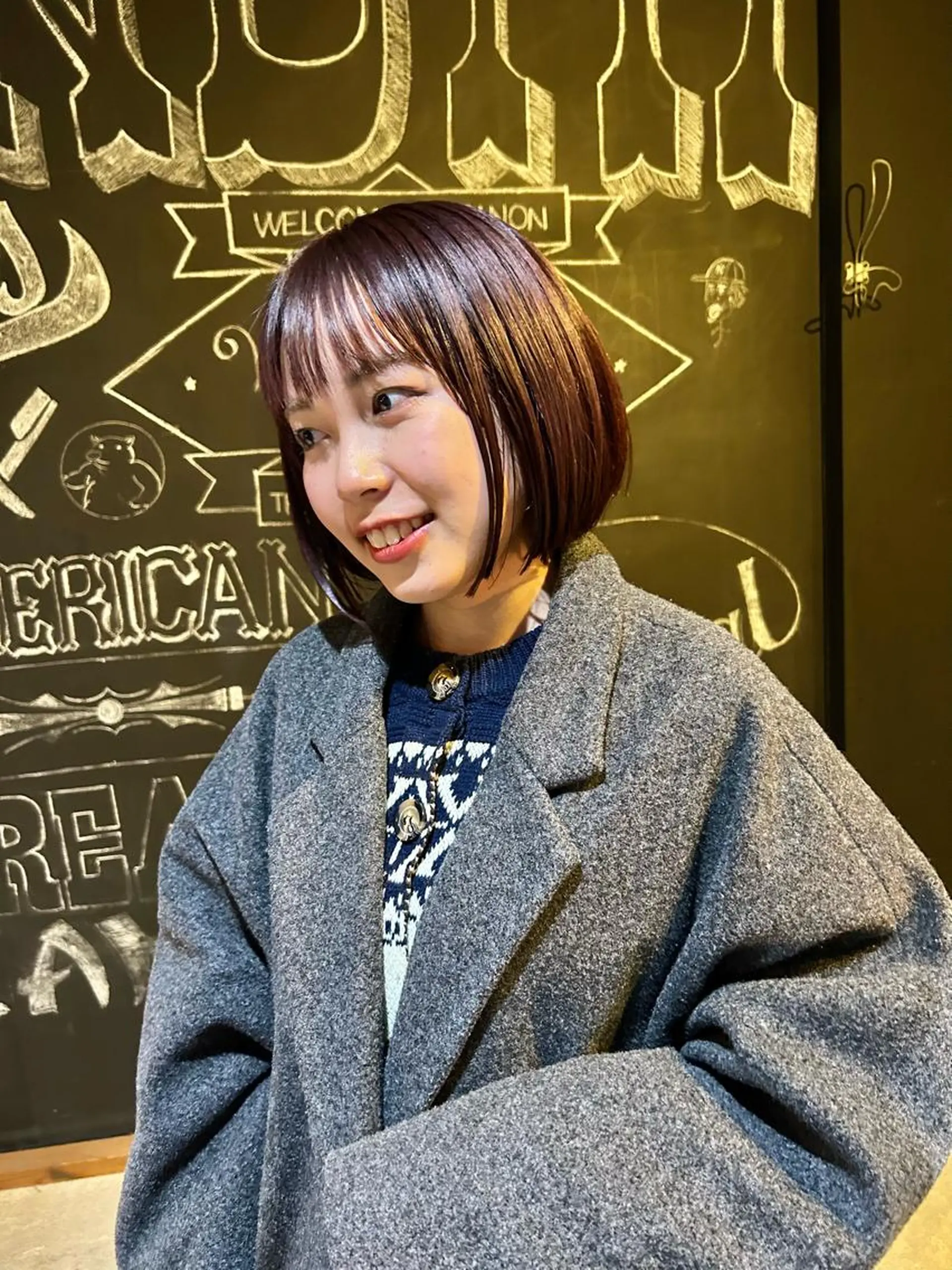 ショート カラー カット ヘアカラー トリートメント メンズヘア/レイヤー /ボブ山内春輝のヘアスタイル