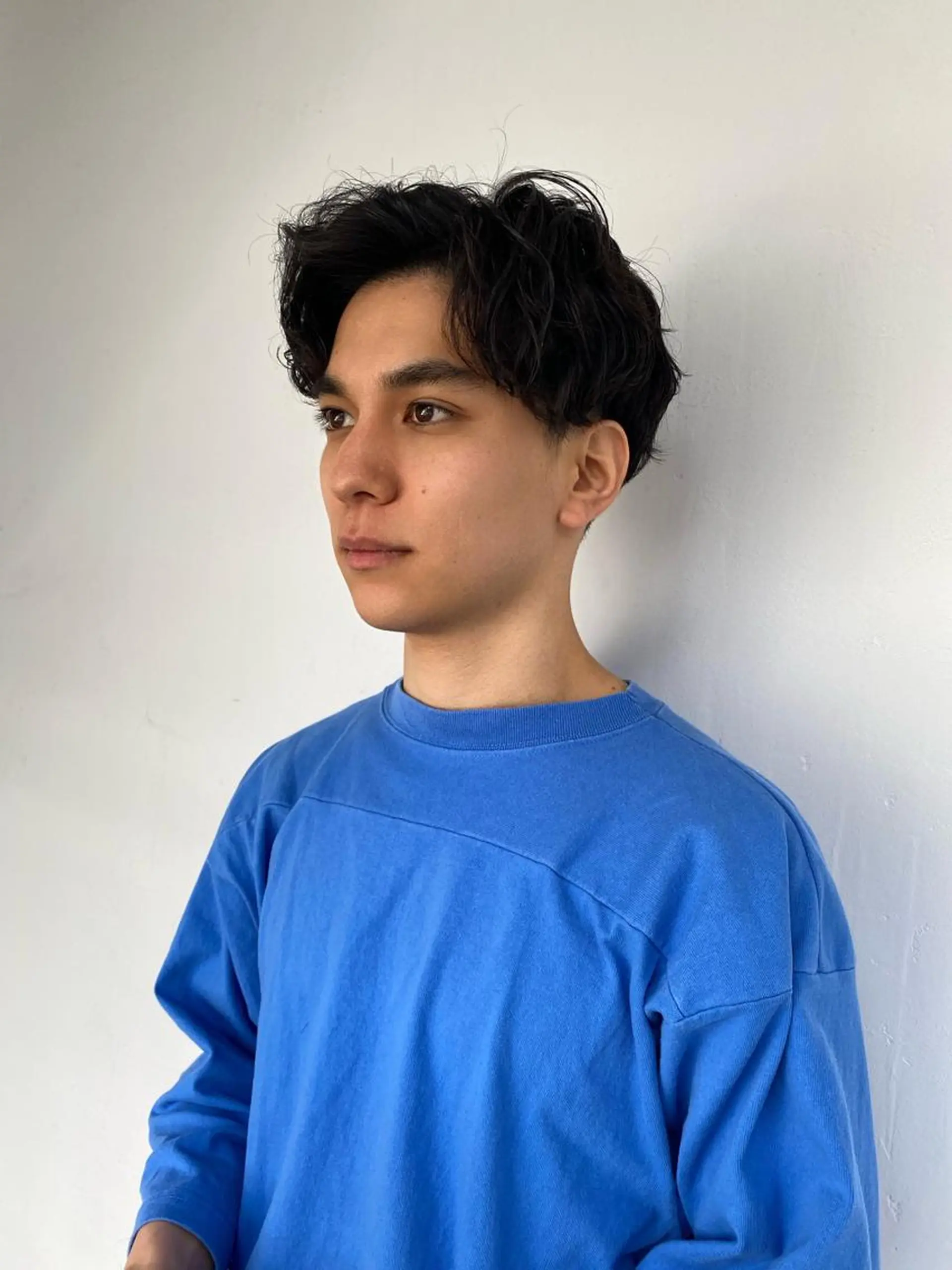 パーマ メンズ カット パーマ トリートメント パーマ、髪質改善 菊地美月のヘアスタイル