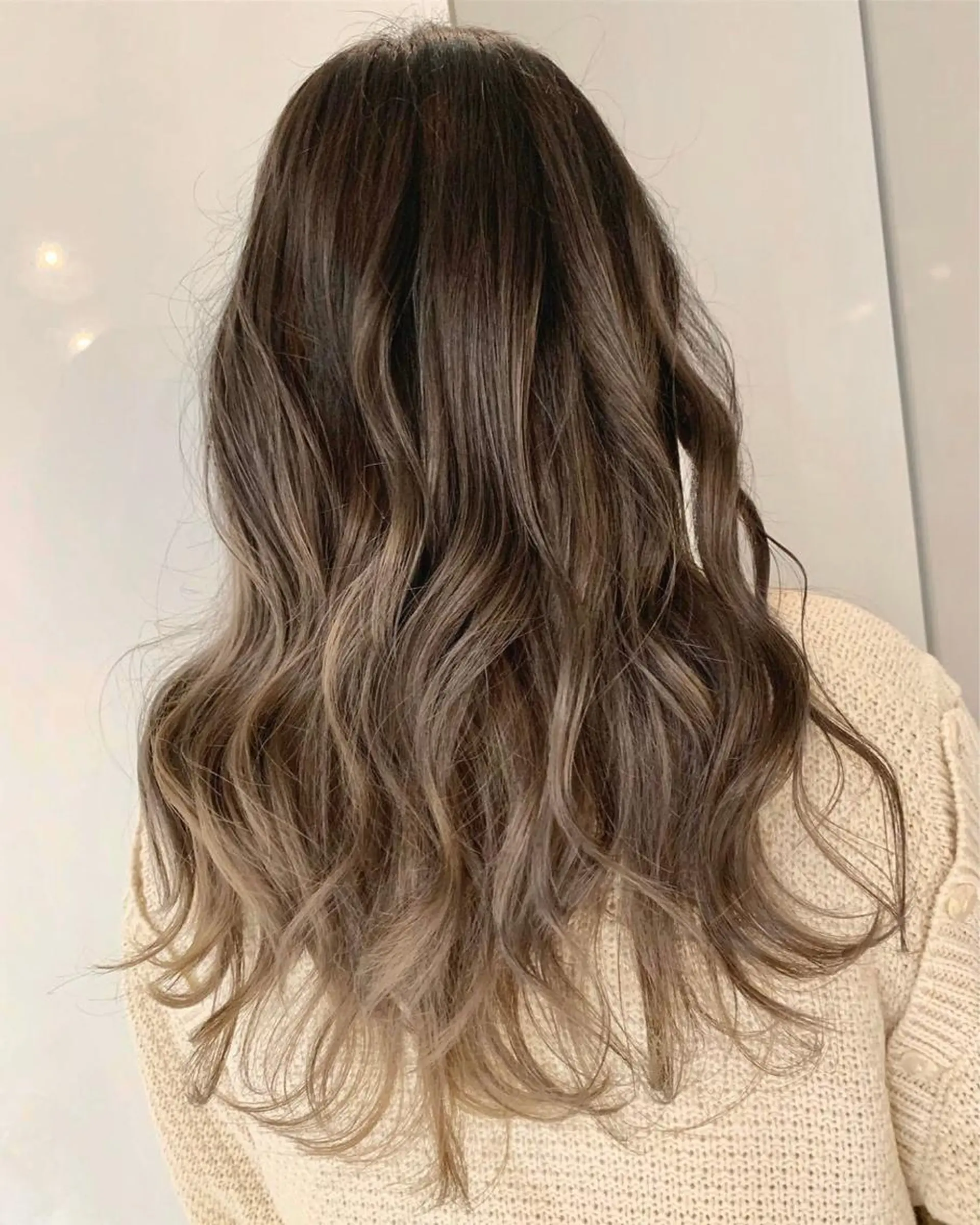 セミロング ヘアカラー トリートメント 🌟髪質改善ケアカラ ー美髪縮毛矯正y🌟のヘアスタイル