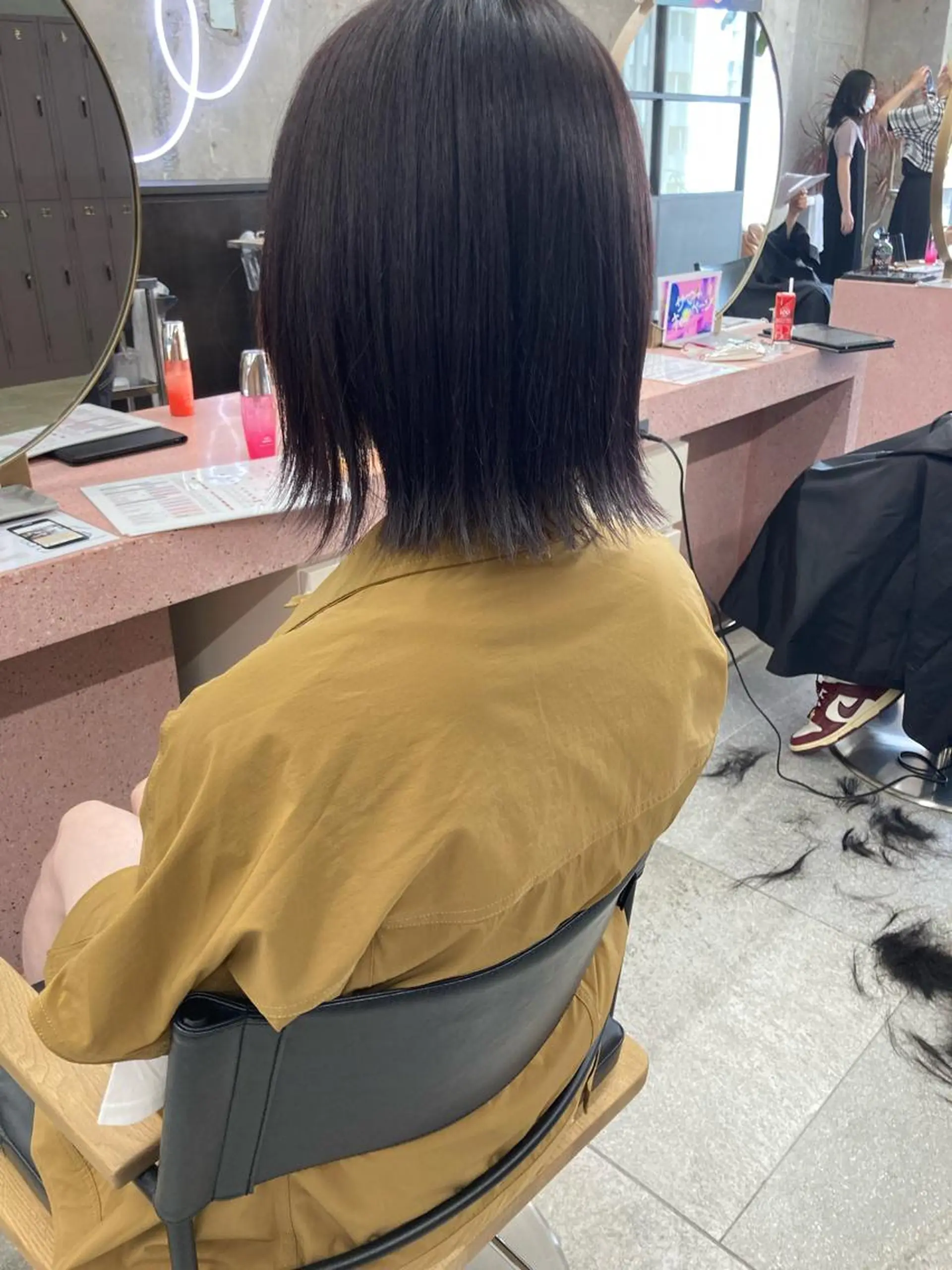 ミディアム カラー ラベンダーカラー 小木曽智美 /ボブ/ショートのヘアスタイル