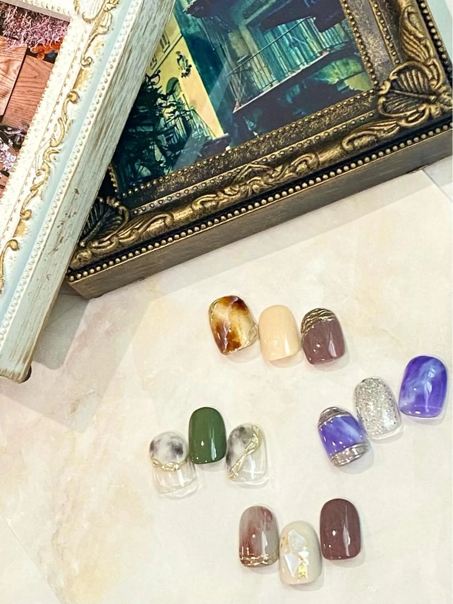 ネイル ジェルネイル ミラーネイル ニュアンスネイル パラジェル Nail&eye Belire 新宿のネイルデザイン