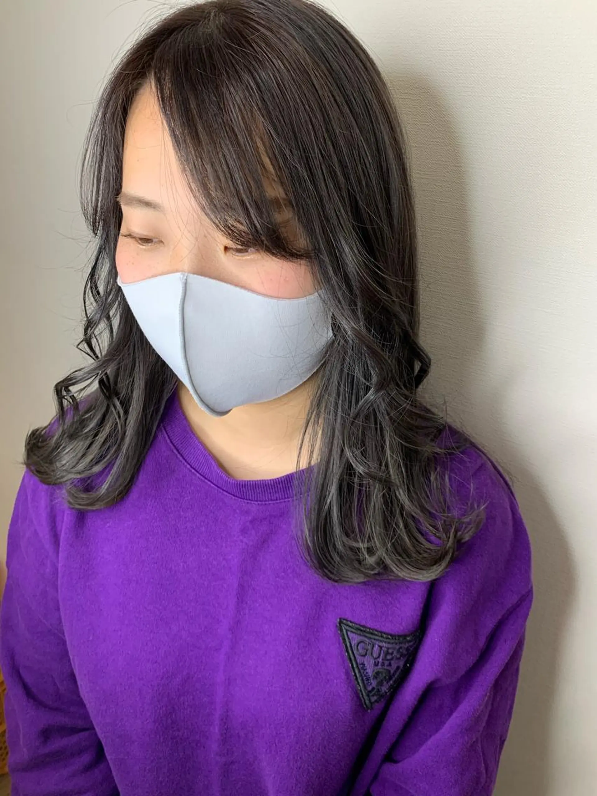 セミロング カラー 🫧ウルフカット/ 畑中結衣🫧のヘアスタイル