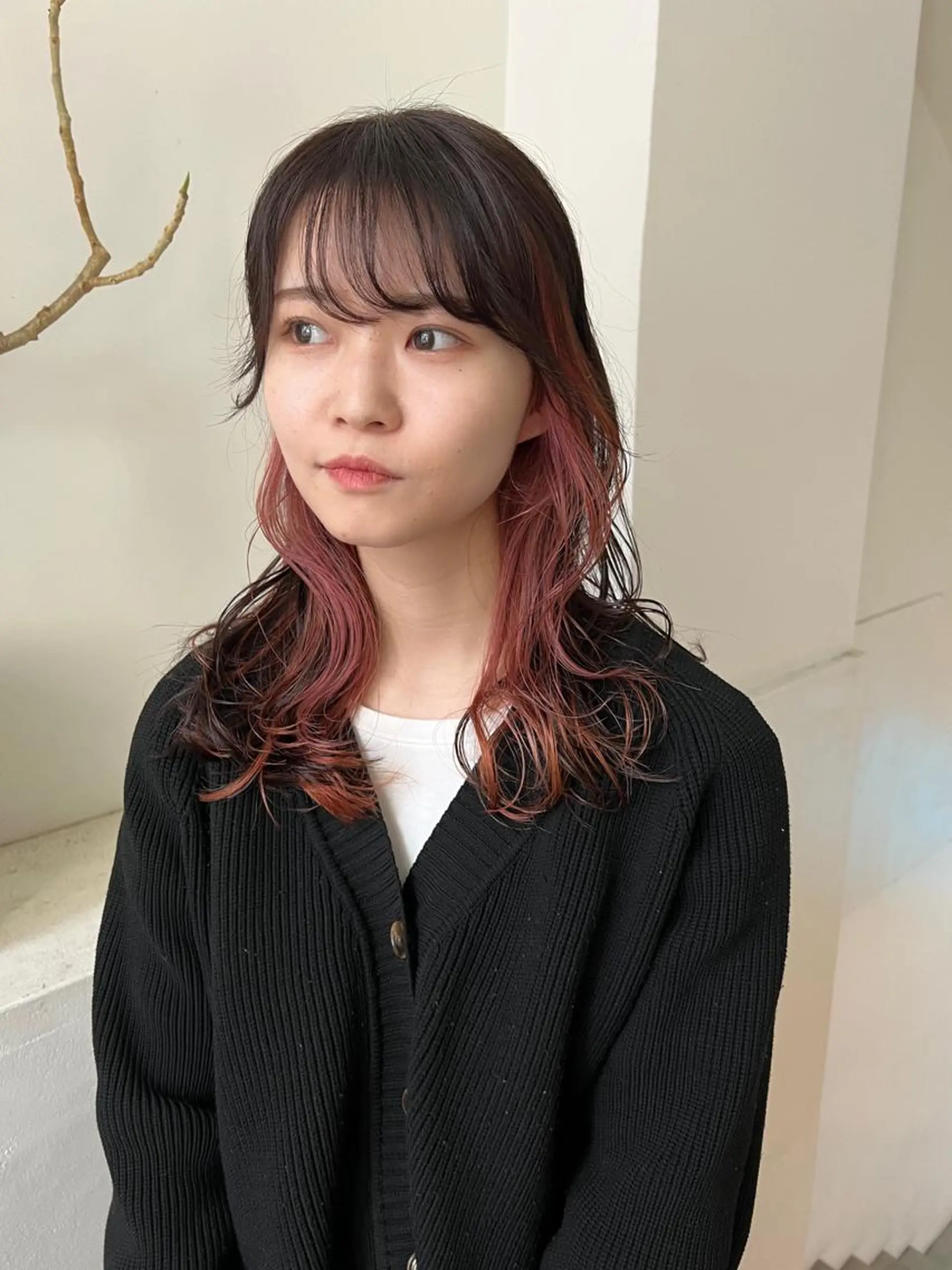 ロング カラー 顔周りカット/透明感 カラー✂️MEIのヘアスタイル