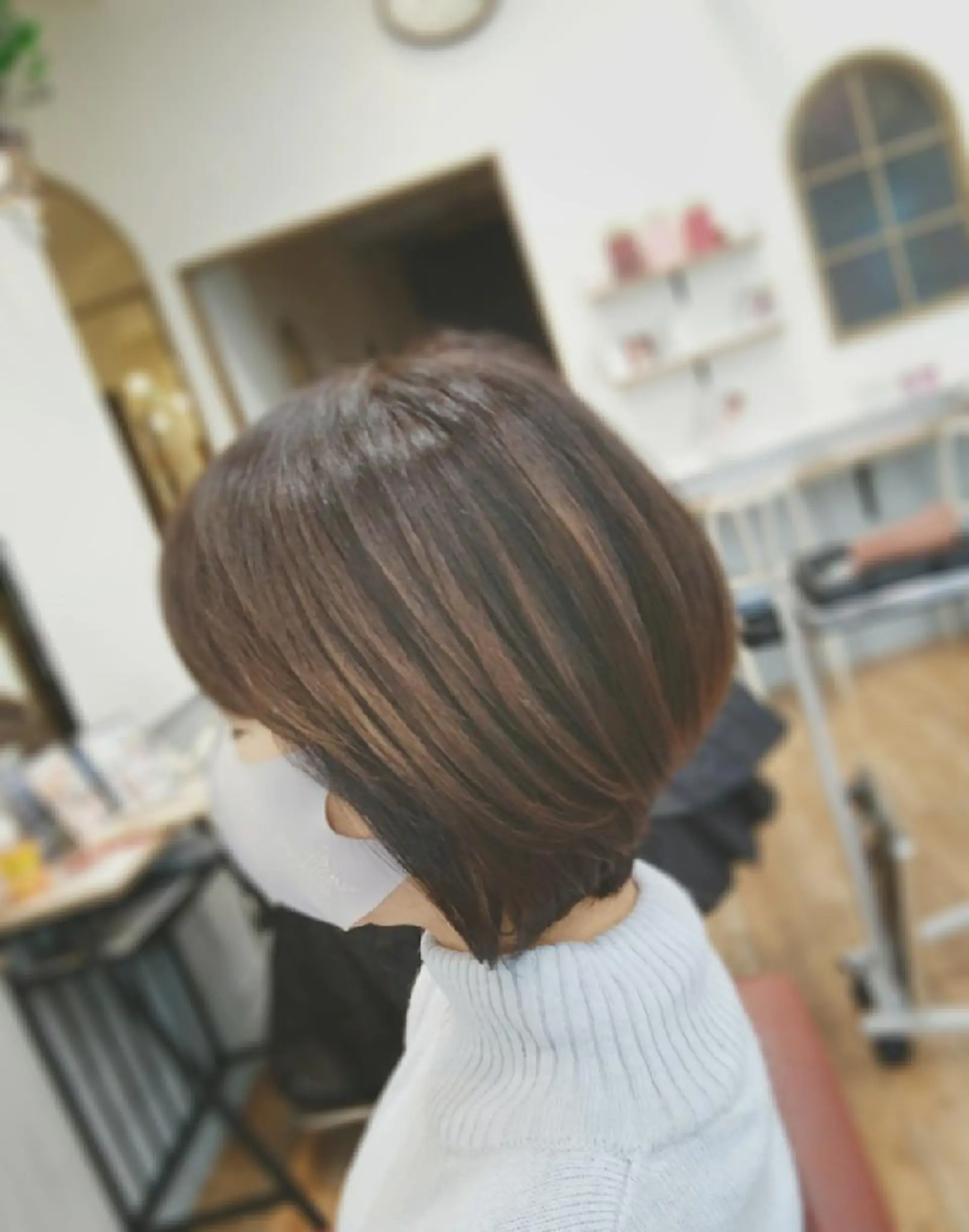 ショート カラー 菅原 綾のヘアスタイル