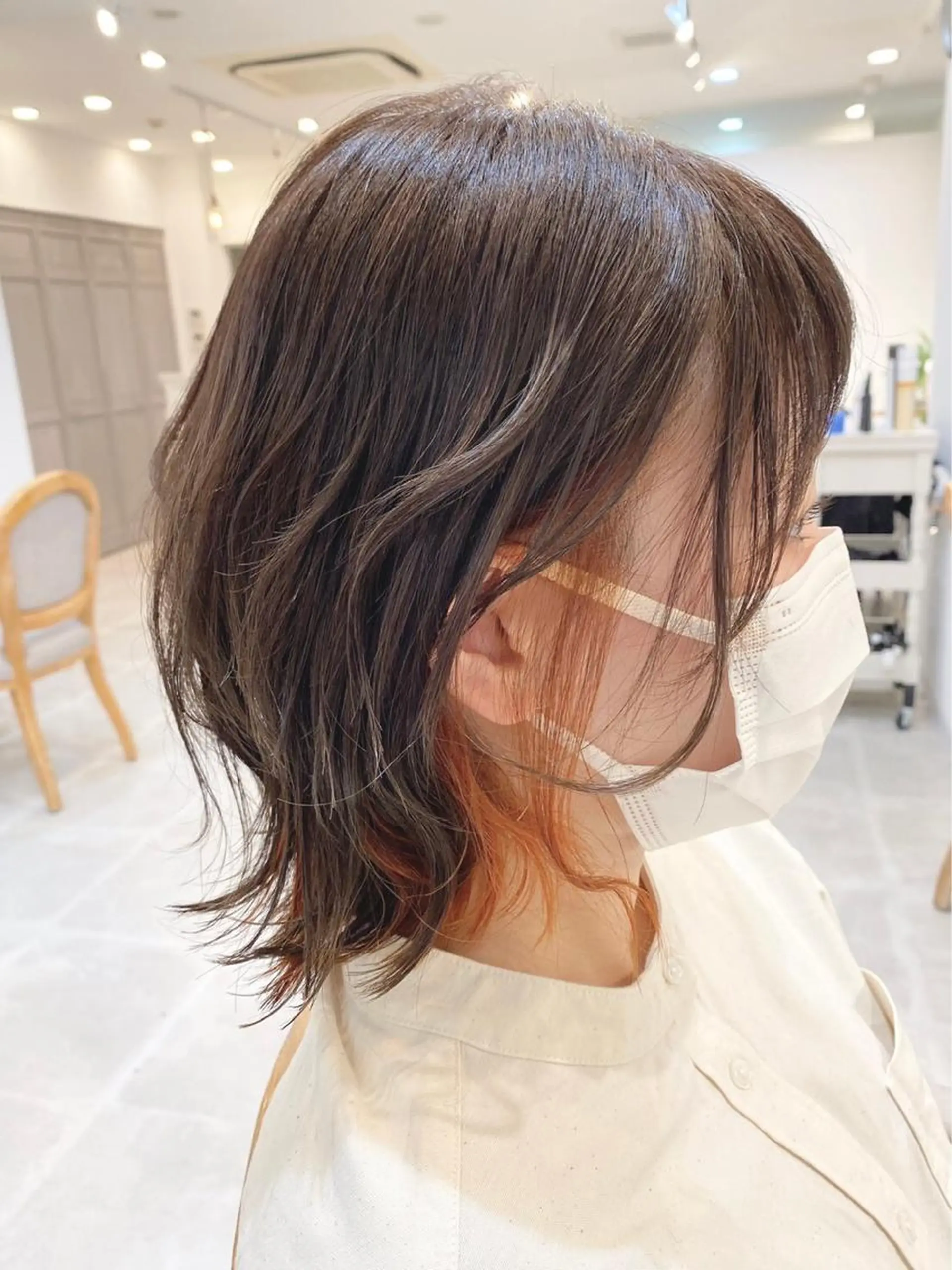 ミディアム カラー Natural所属・小柳 公邦のヘアスタイル