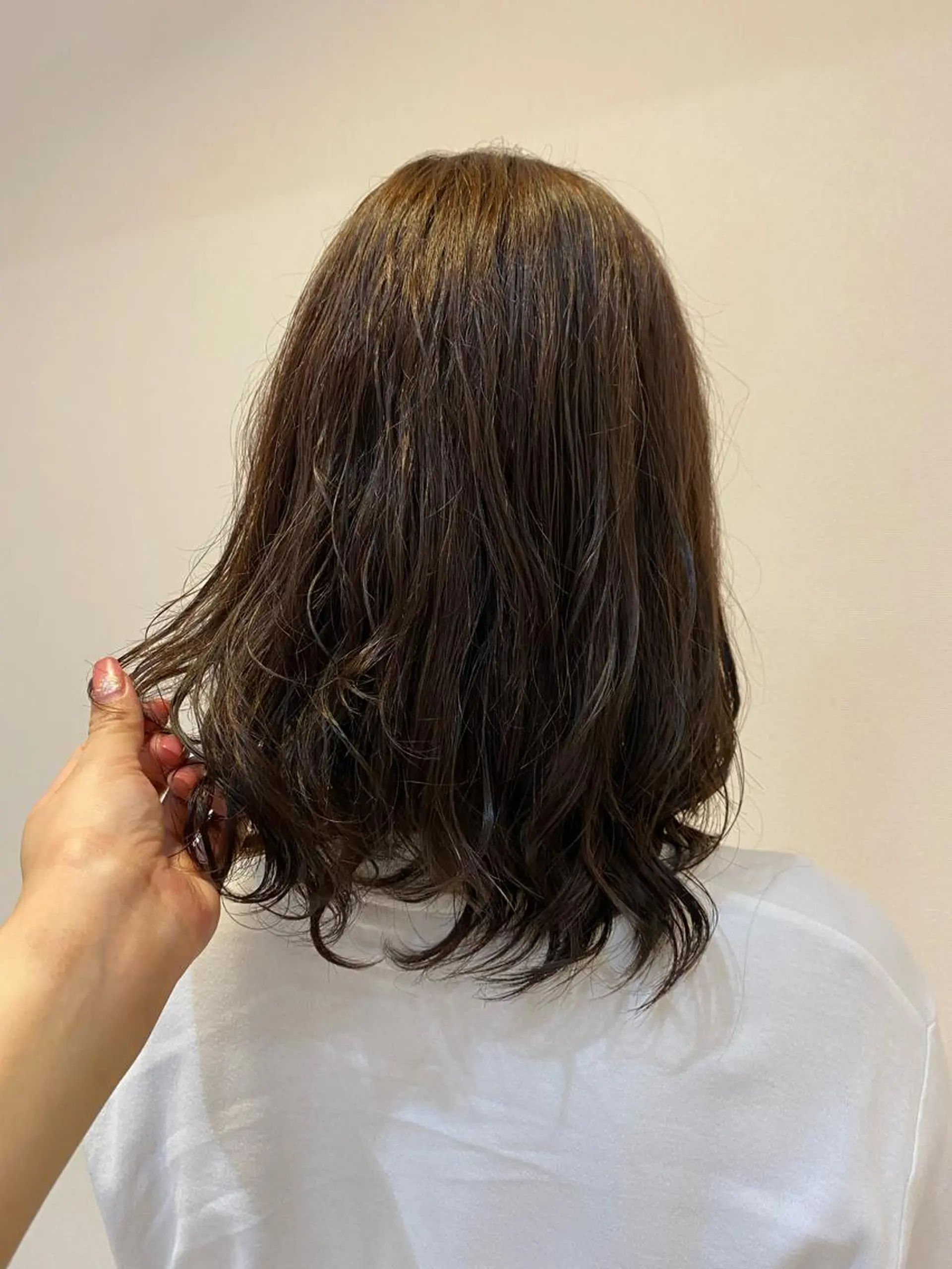 ミディアム パーマ ミディアムパーマ 星原 瑞穂のヘアスタイル